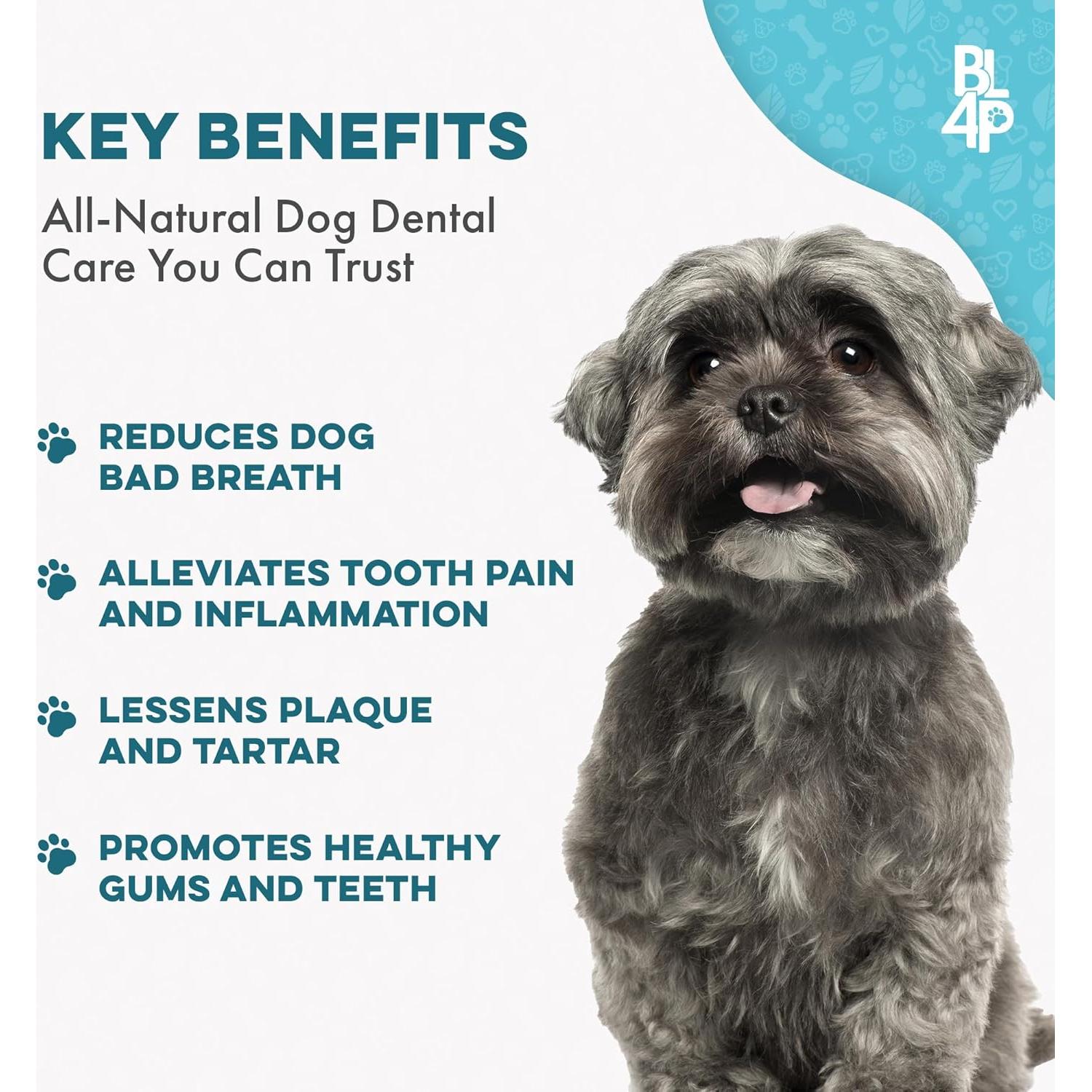 Suplemento Natural para Mal Aliento Canino BestLife4Pets 400 Pastillas