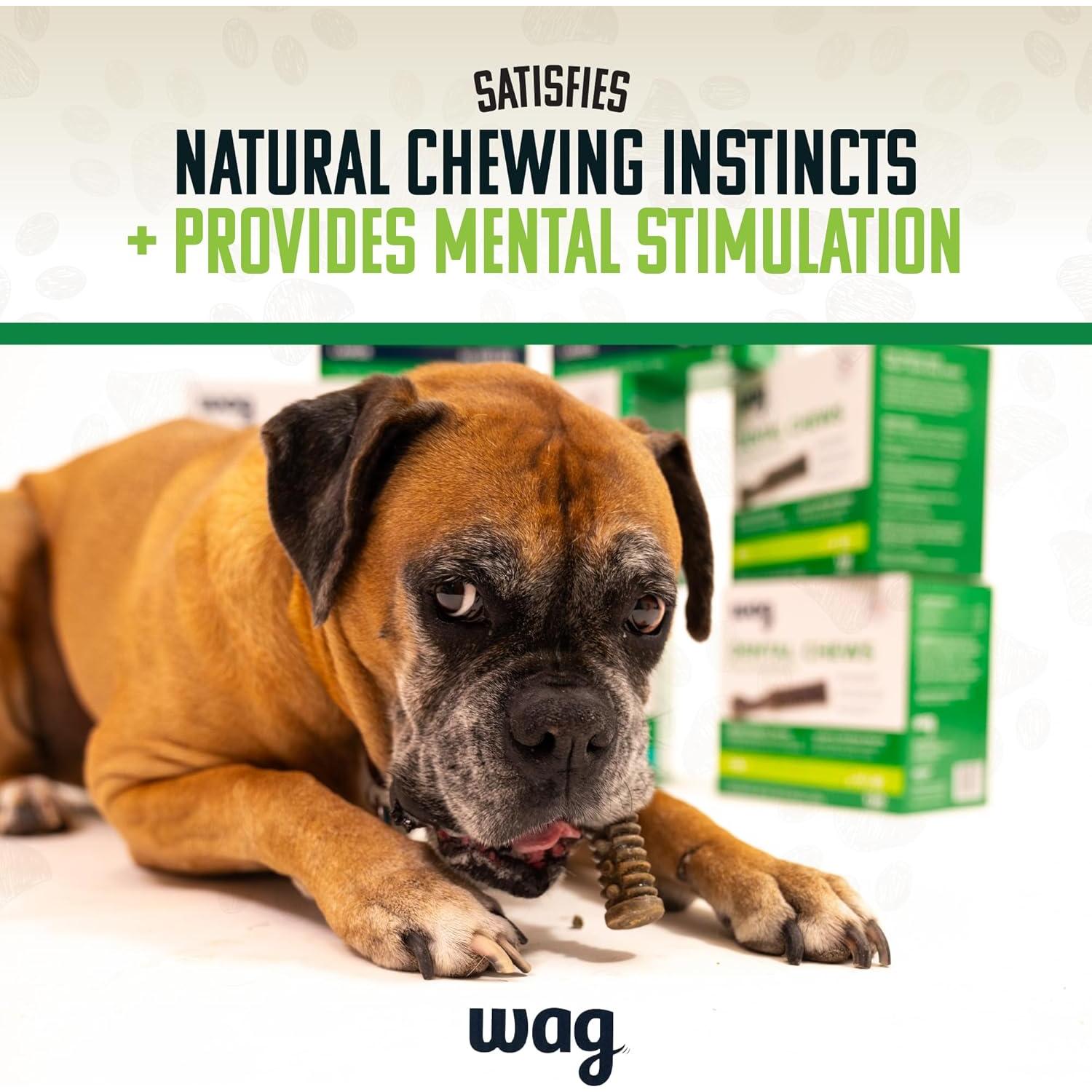 Wag Chews Dentales Amazon para Perros Grandes 1,02 kg