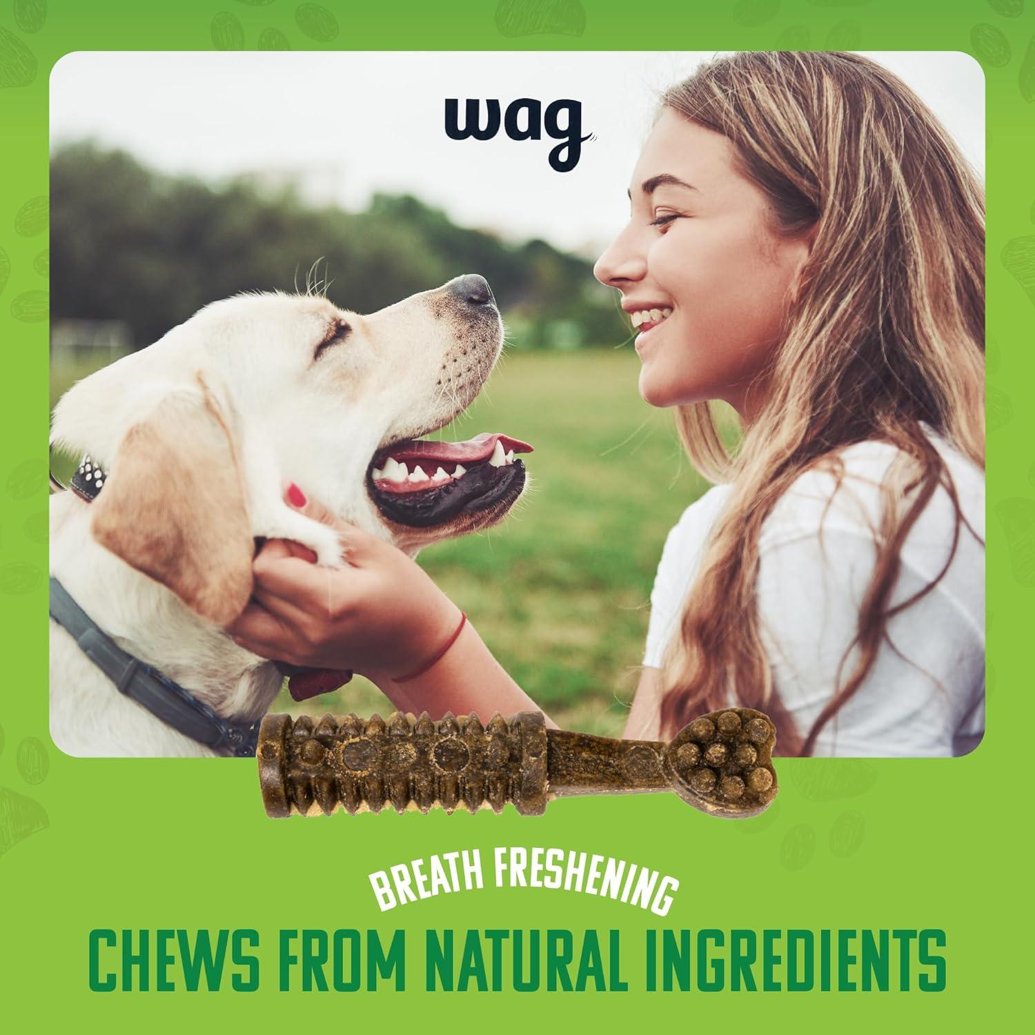 Wag Chews Dentales Amazon para Perros Grandes 1,02 kg