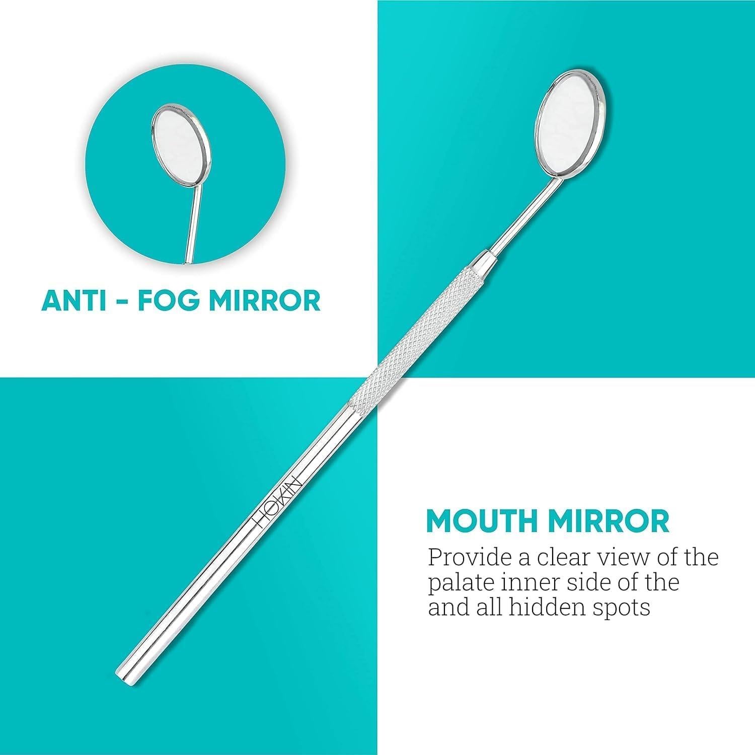 Kit de Herramientas Dentales HOKIN 4 Piezas Acero Inoxidable