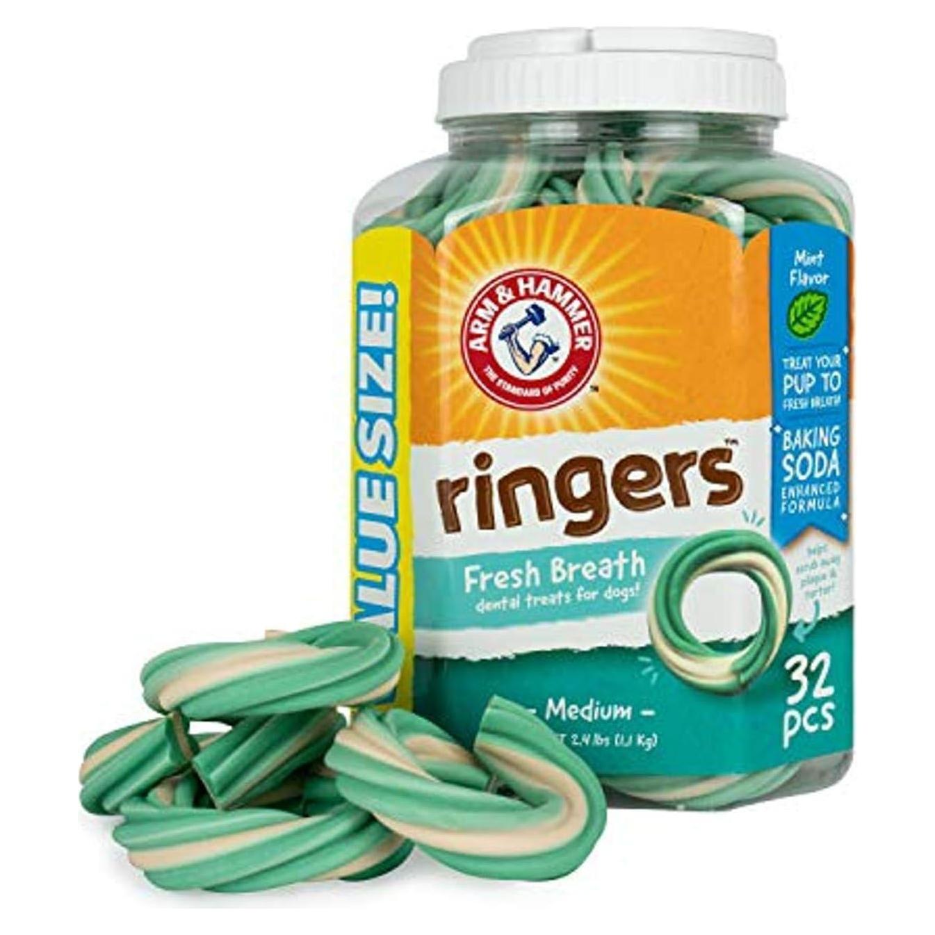 Golosinas Dentales Arm & Hammer Menta 32 Pcs para Perros