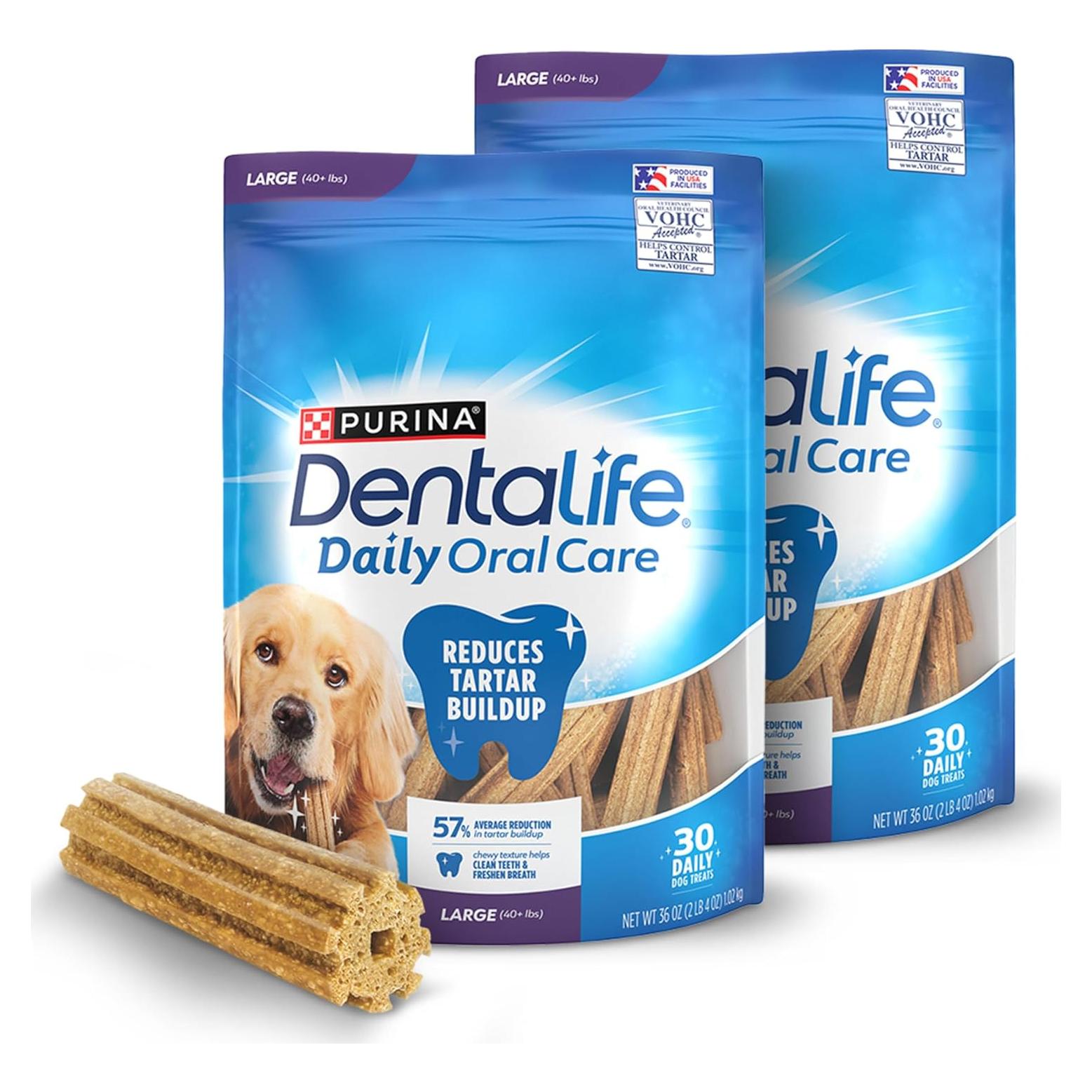 Golosinas DentaLife Cuidado Oral para Perros Grandes 2.25 kg