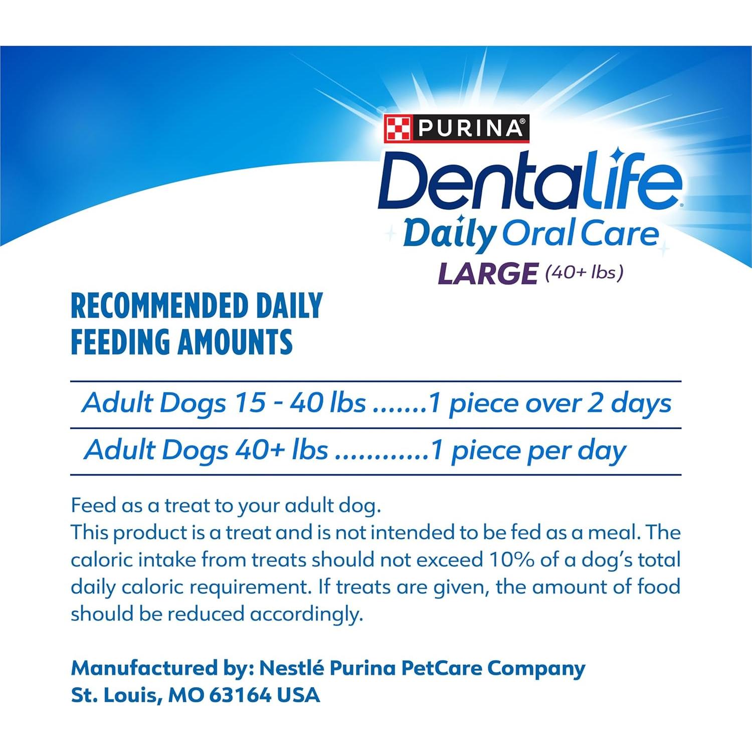 Golosinas DentaLife Cuidado Oral para Perros Grandes 2.25 kg