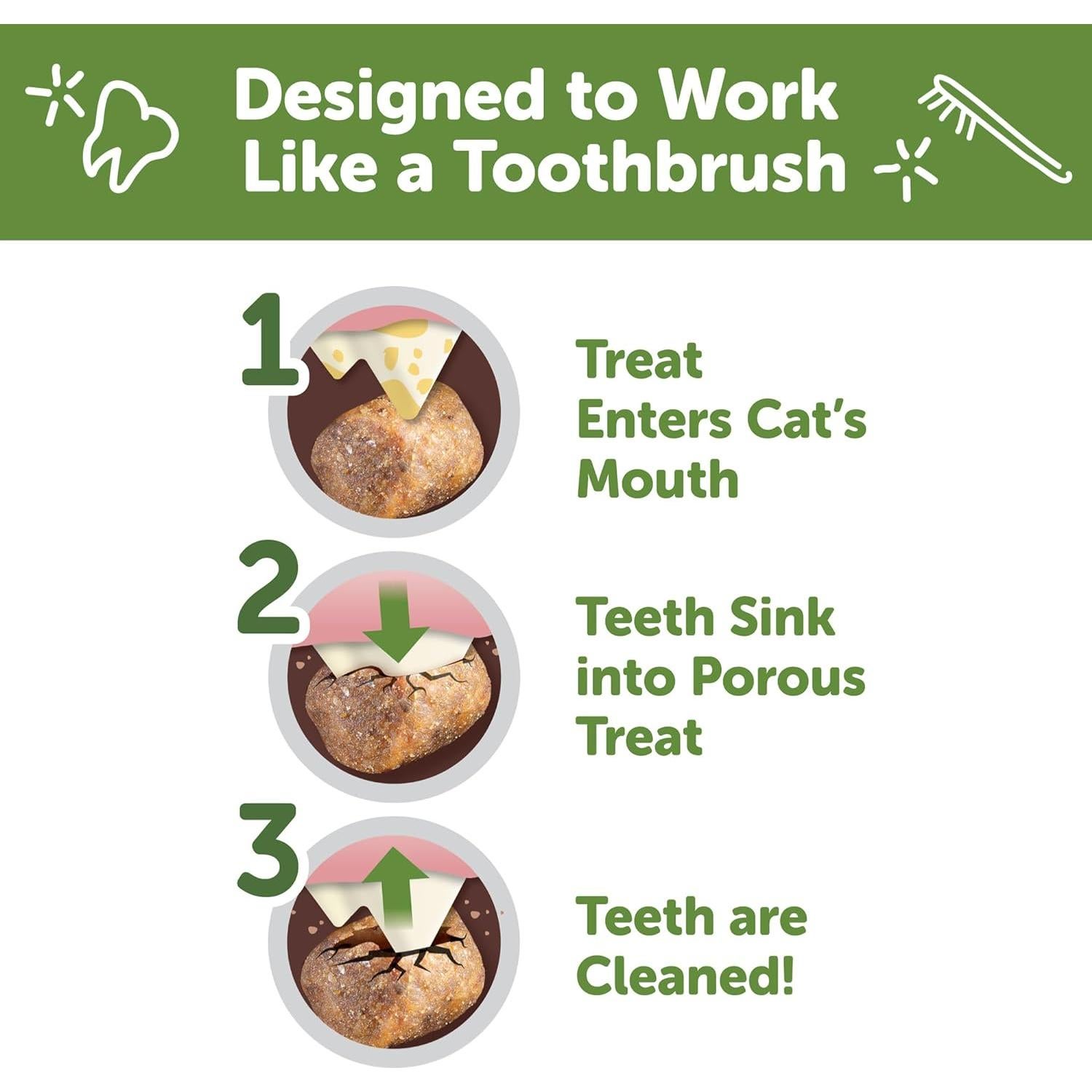 Golosinas Dentales para Gatos WHIMZEES Pollo y Salmón 127g