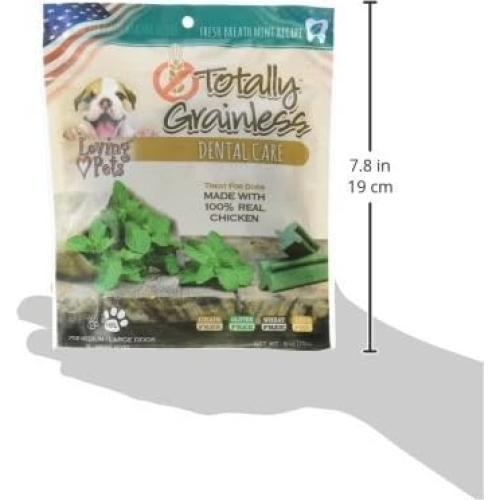 Premios Dentales para Perros Loving Pets 170g Sin Granos