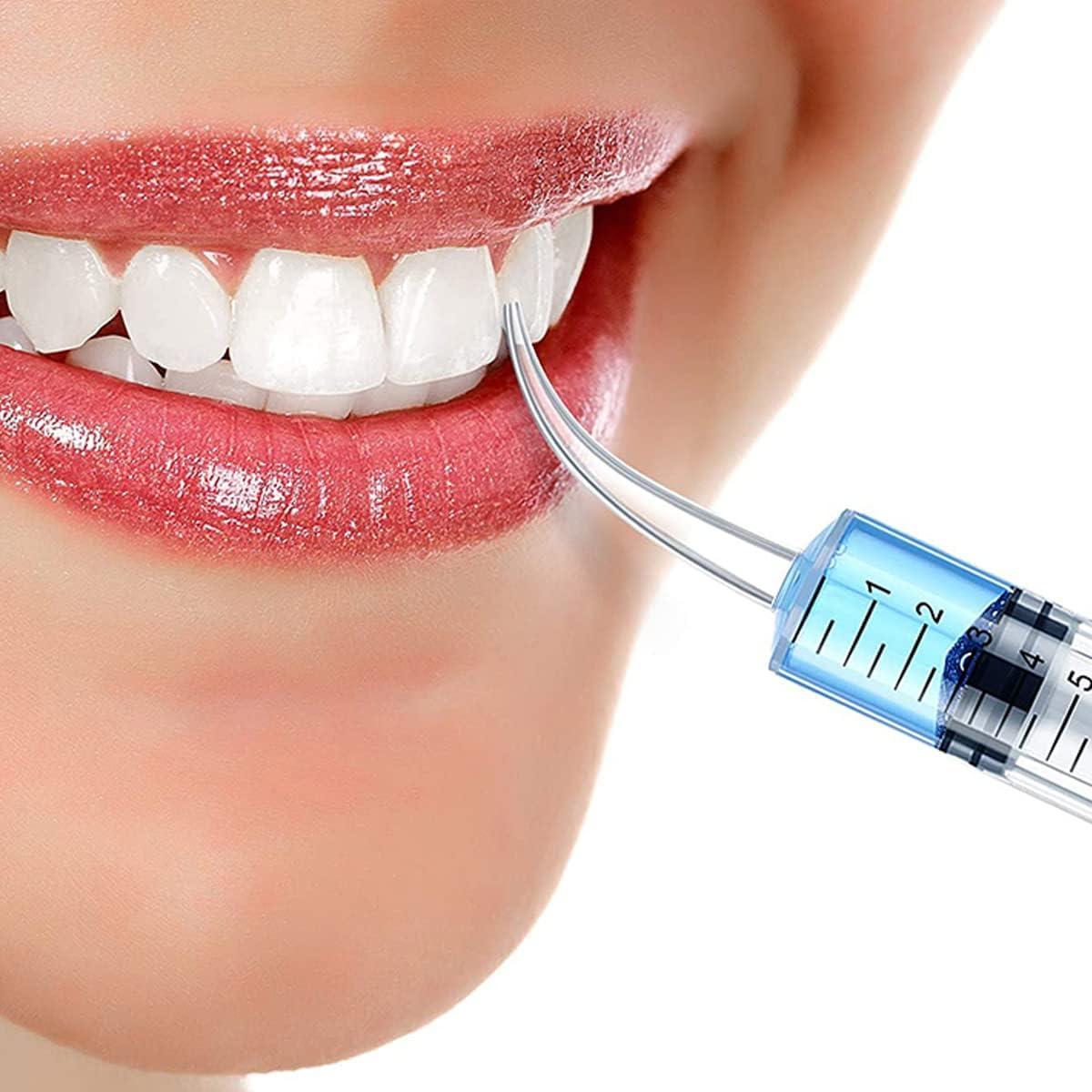 Jeringas Dentales GXXMEI 15PCS 12ml Punta Curvada