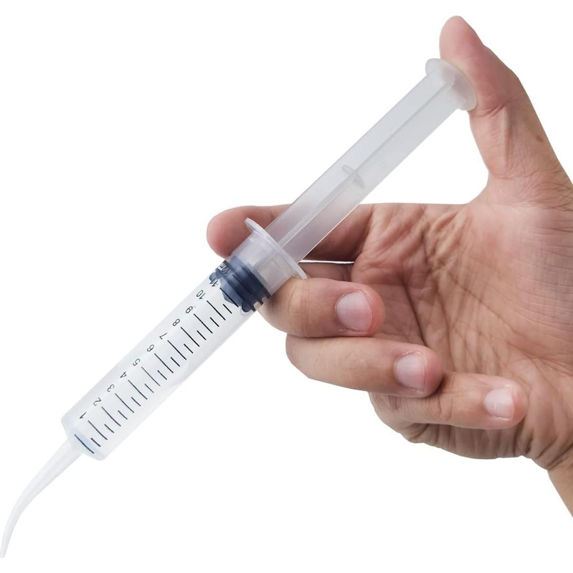 Jeringas Dentales GXXMEI 15PCS 12ml Punta Curvada
