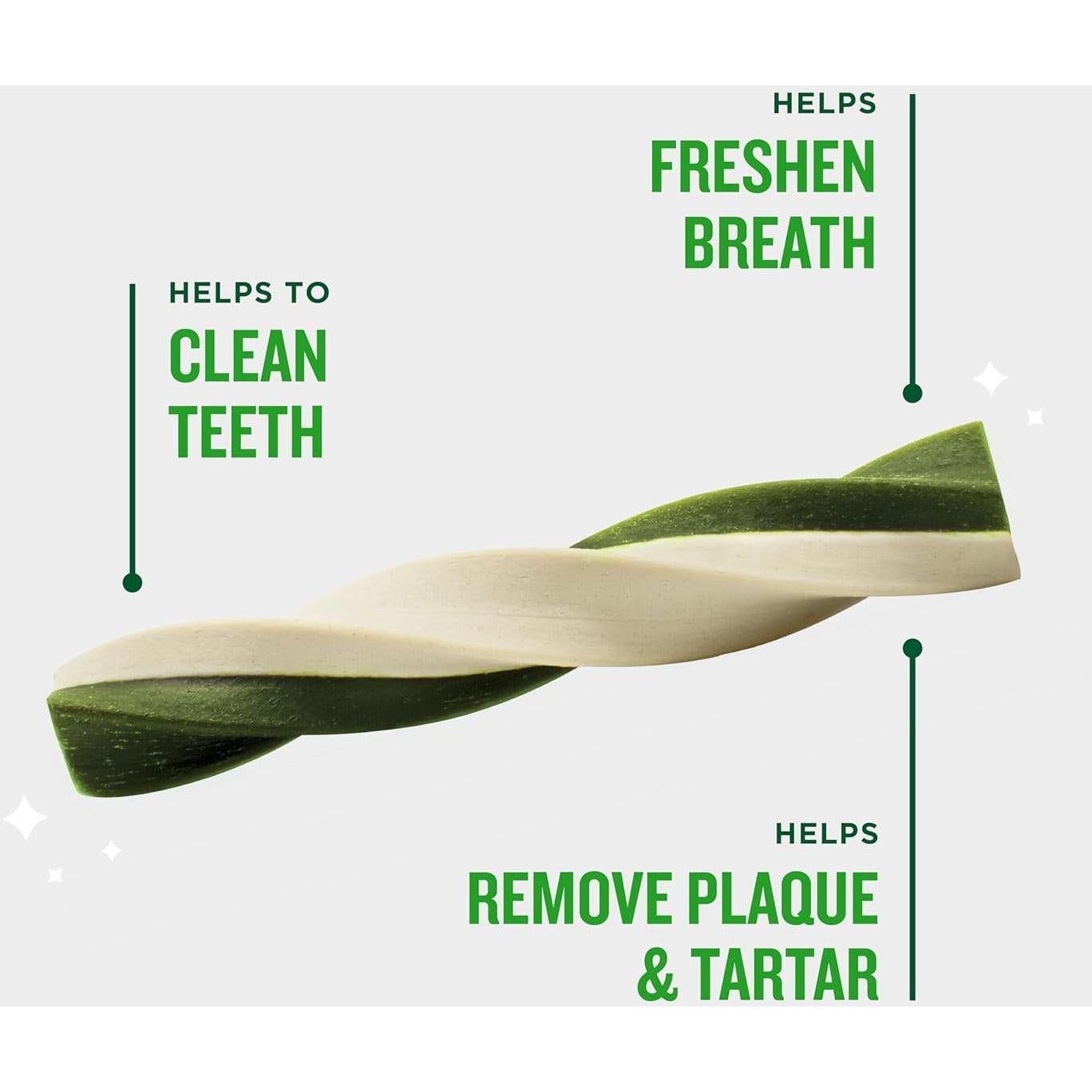 Golosinas Dentales Minties Twists VetIQ 680g para Perros +18kg