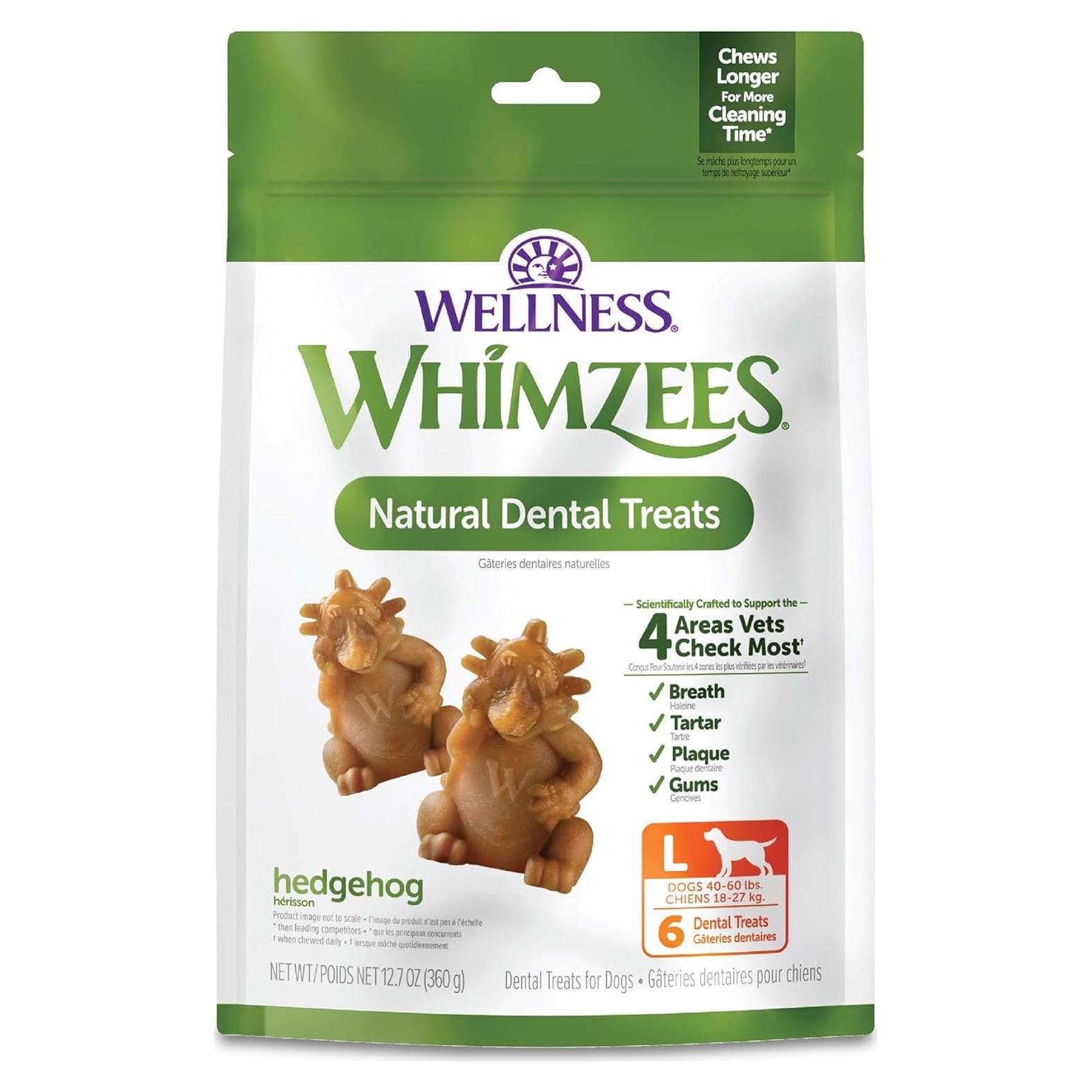 Golosinas Dentales para Perros Wellness WHIMZEES Grande 6 Unidades