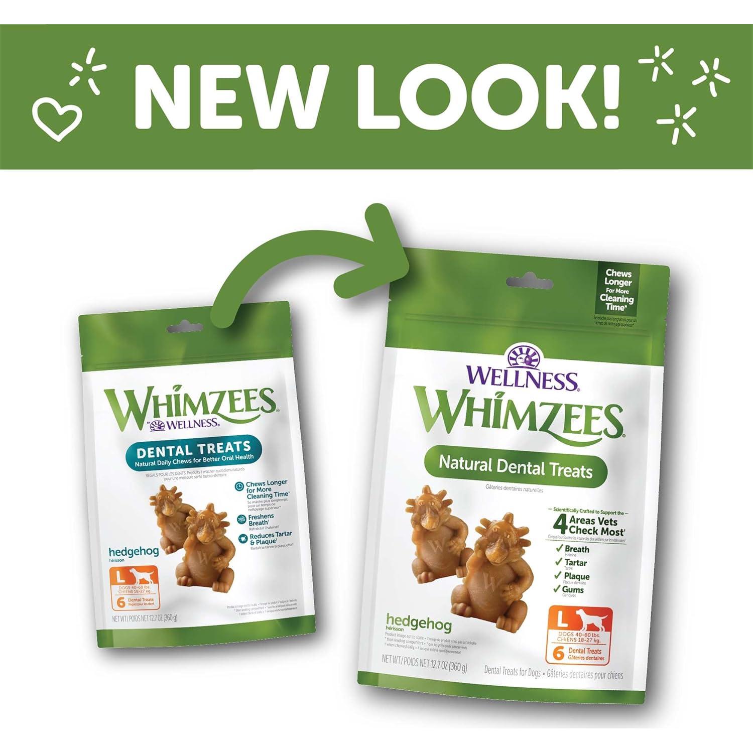 Golosinas Dentales para Perros Wellness WHIMZEES Grande 6 Unidades
