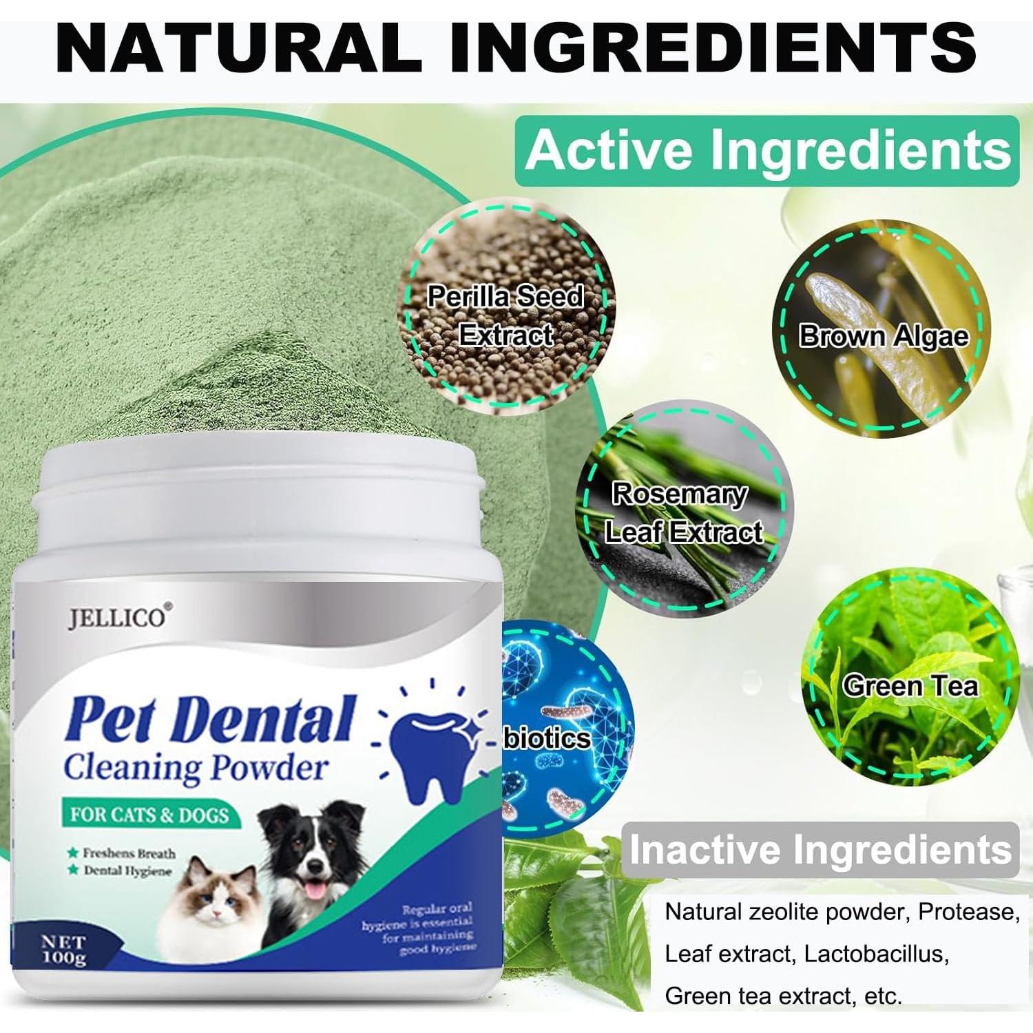 Polvo Limpiador Dental para Perros Dogscute 152g