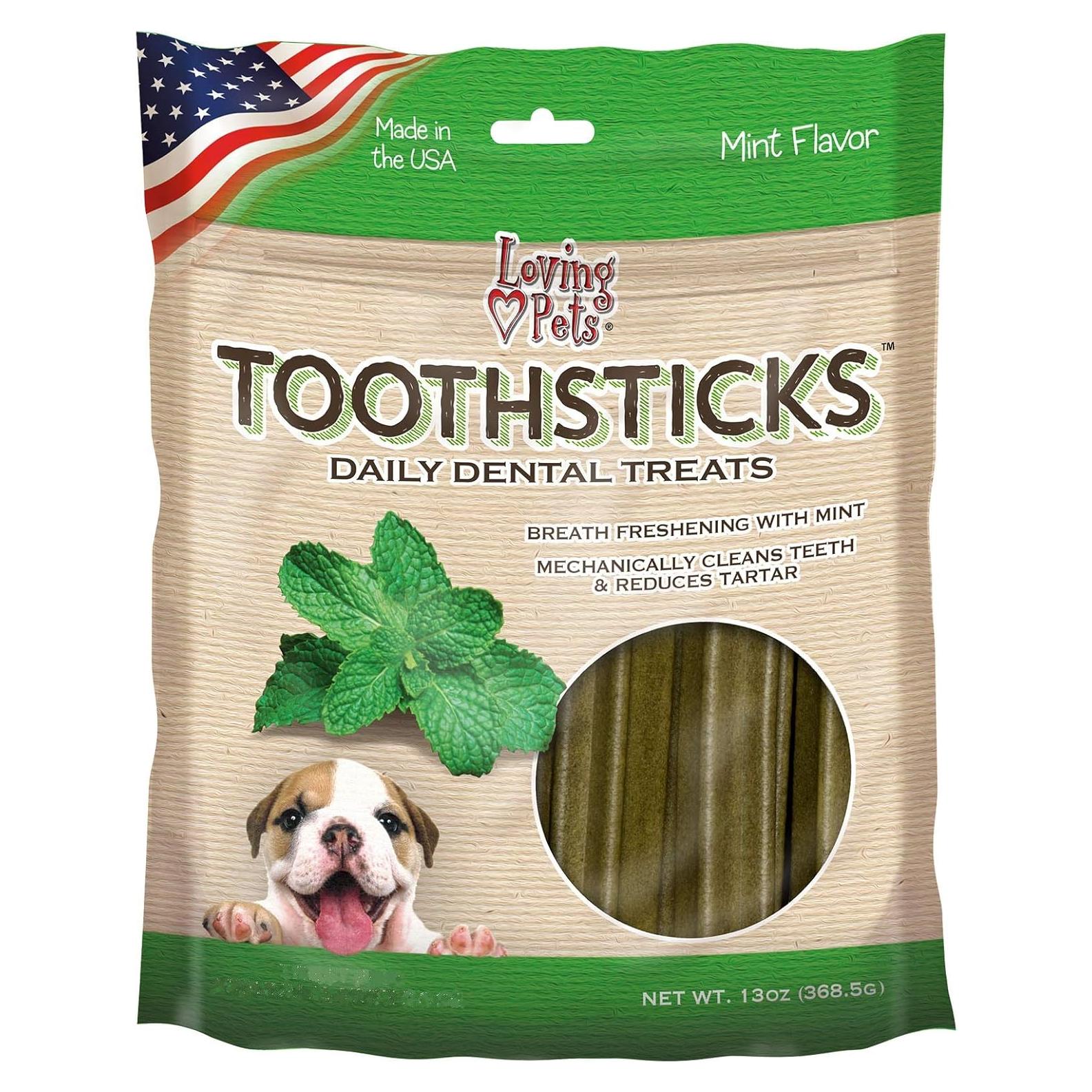 Palitos Dentales Loving Pets para Perros Medianos/Grandes 15 cm