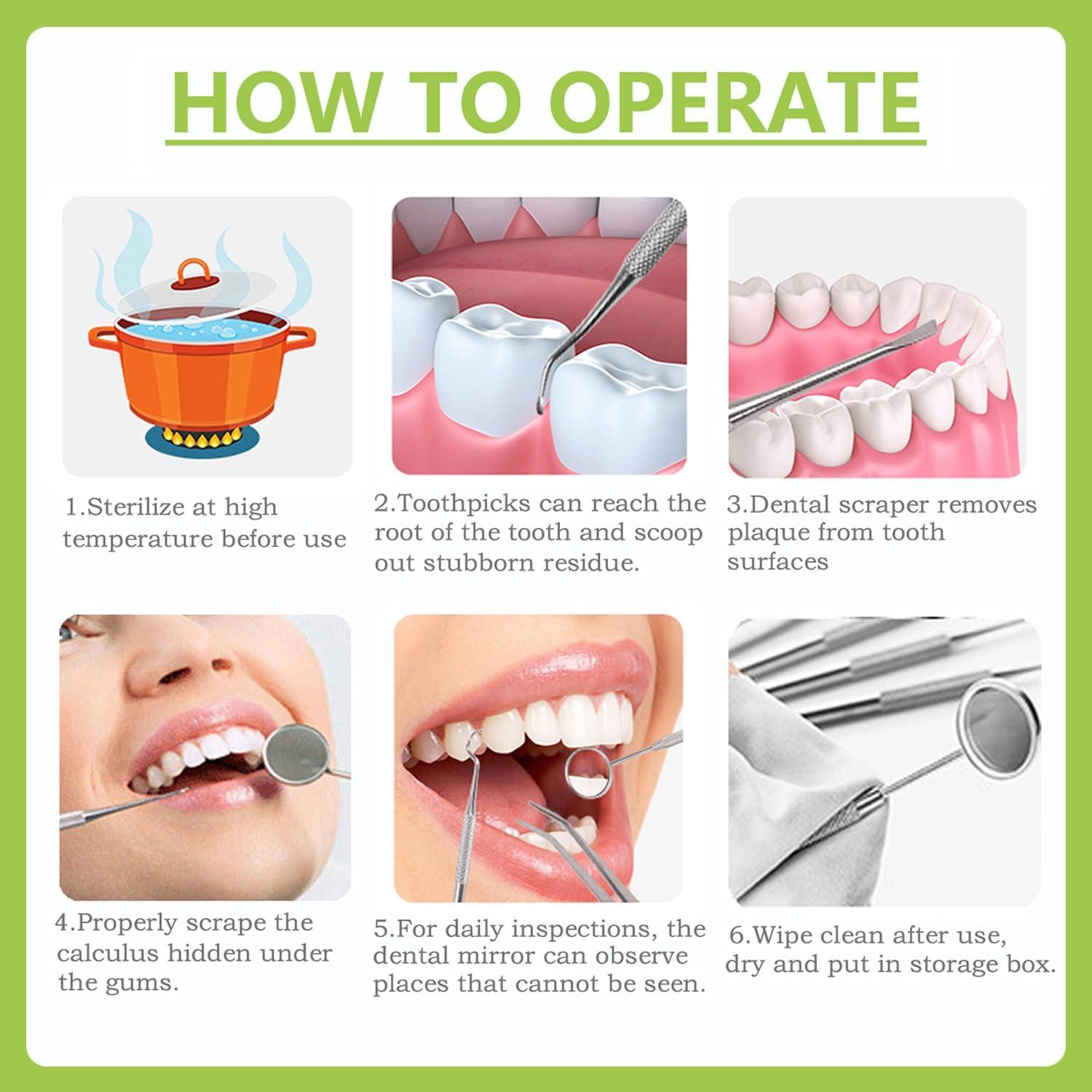 Kit de Higiene Oral Profesional PARYUNGR - Acero Inoxidable