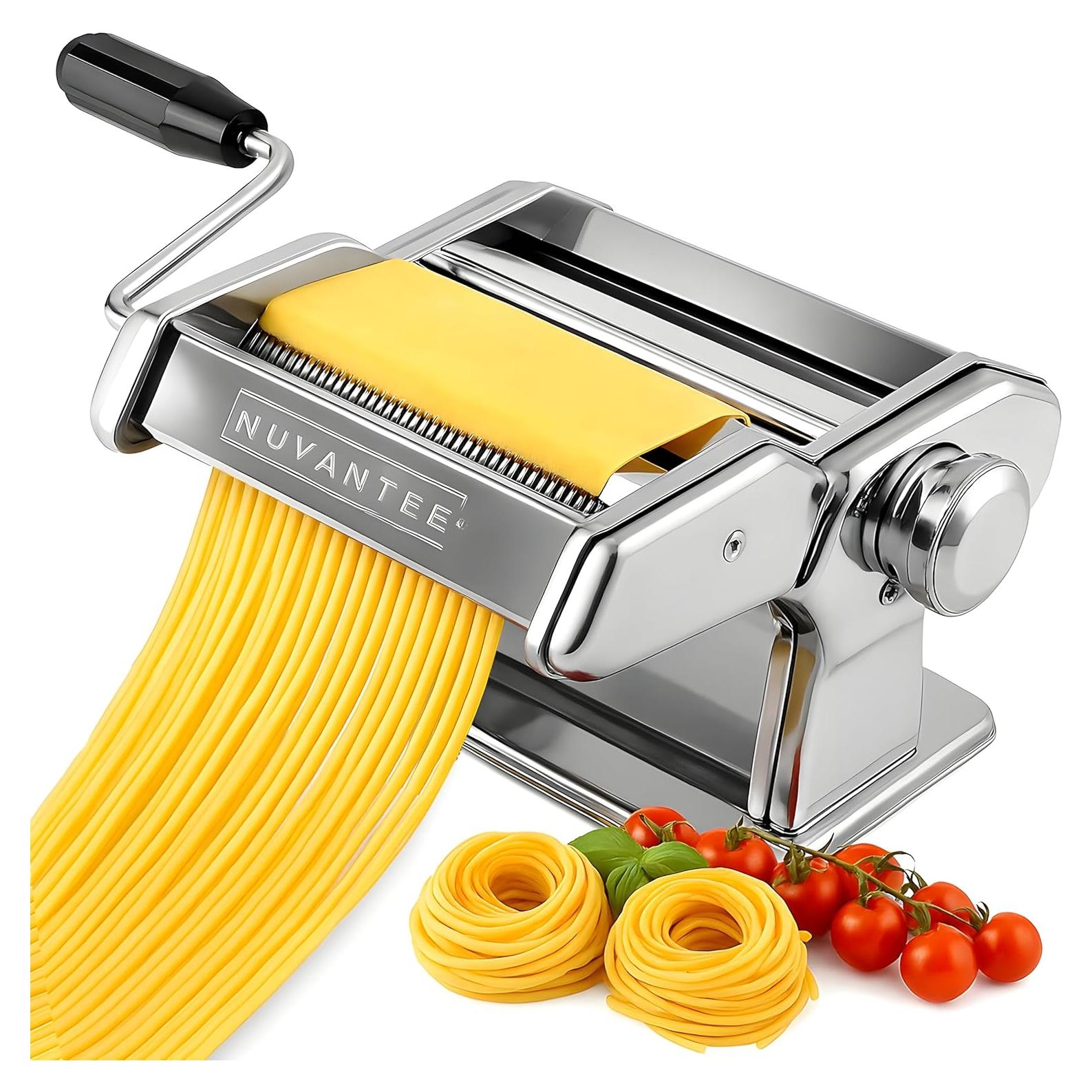 Máquina de Pasta Manual Nuvantee Acero Inoxidable 7 Grosores