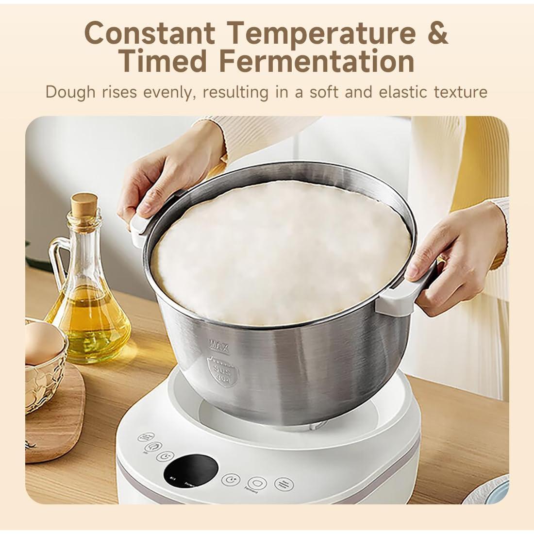 Joydeem Máquina Amasar 5L con Función Fermentación HMJ-A501
