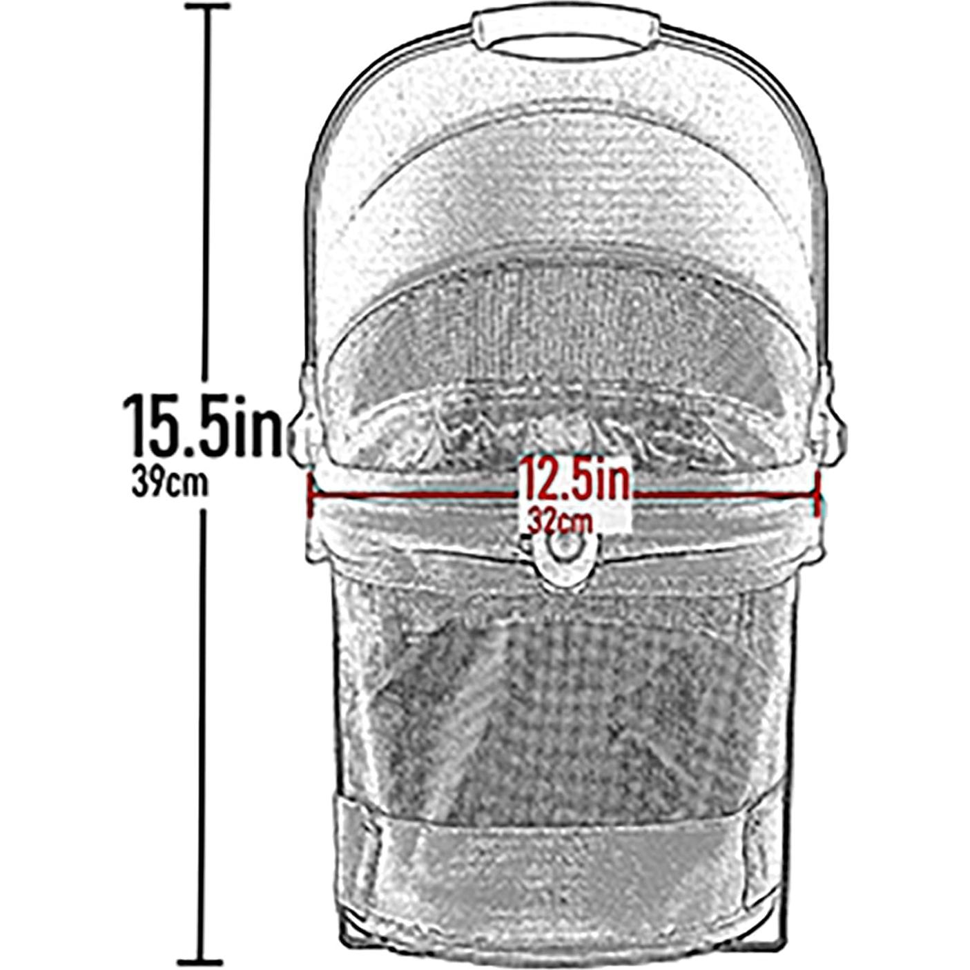 Transportín y Asiento de Coche Pet Gear VIEW 360 38 cm Onyx