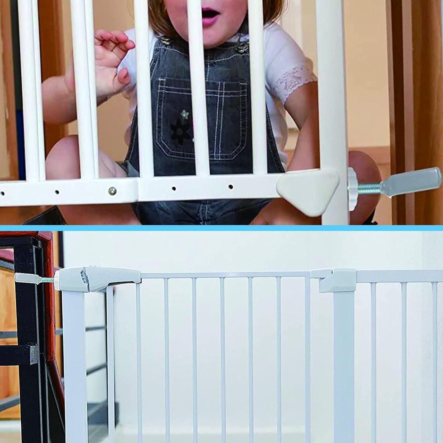 Adaptador Barandilla Puerta Bebé Vmaisi Y-Gris 2 Piezas