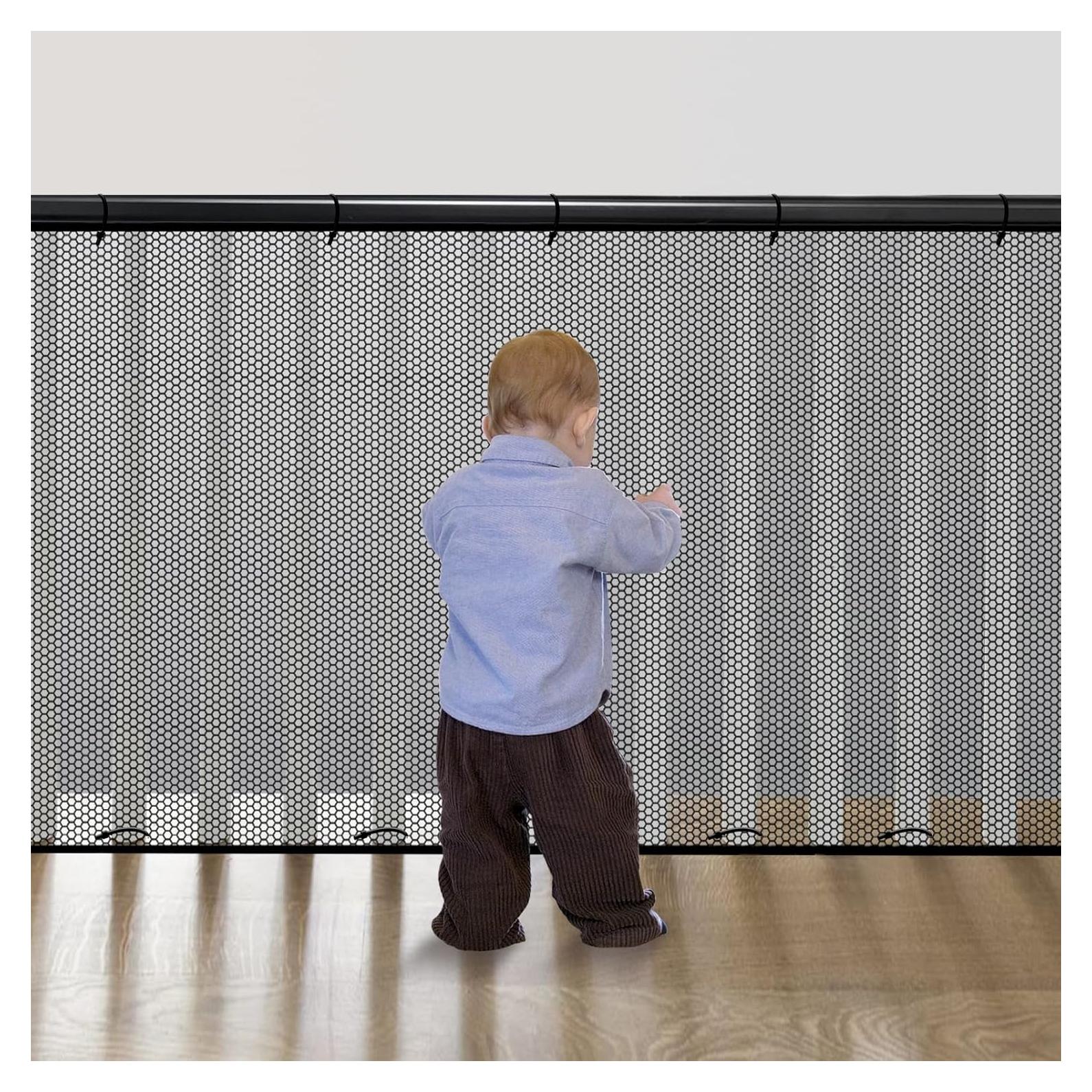 Red de Seguridad para Barandilla Cupount 457x102 cm Negra