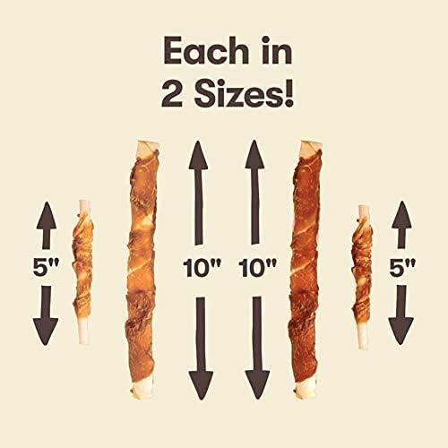 Giros de Pollo Envuelto en Piel Cruda Pet 'n Shape 0.45 kg