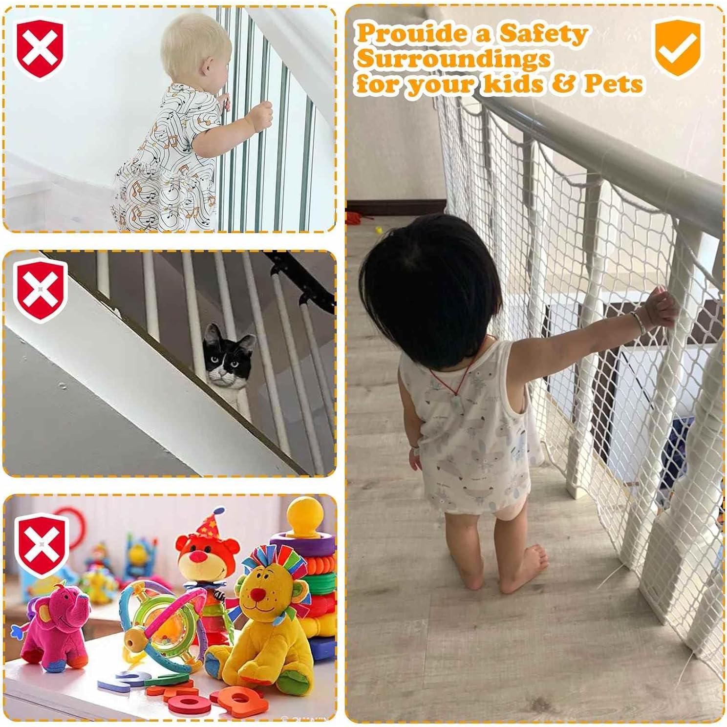 Red de Seguridad para Balcón Kobadi 1x2m Blanca