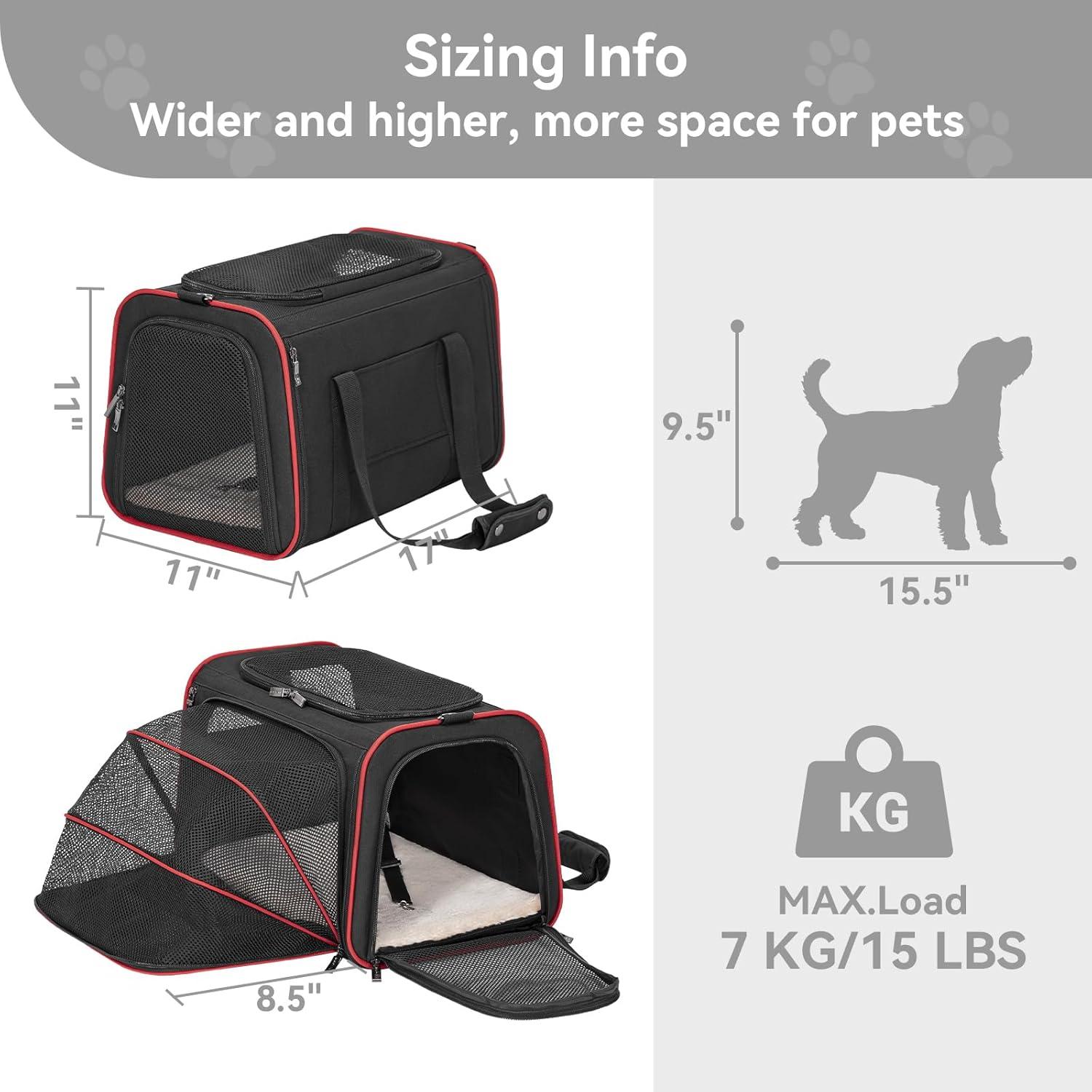 Transportadora Expandible para Gatos Petsfit M 43x28x28cm