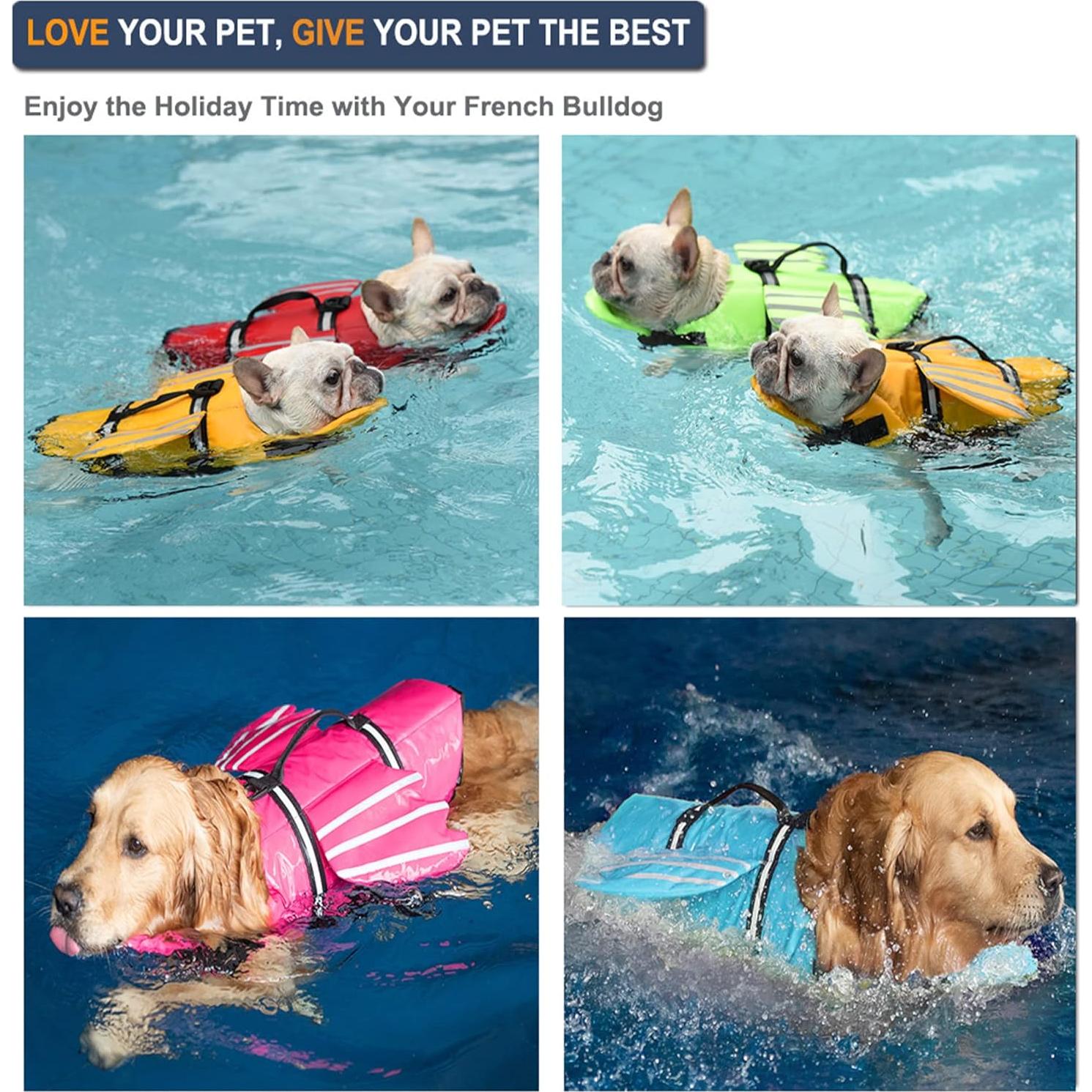 Chaleco Salvavidas para Perros Petglad Amarillo M