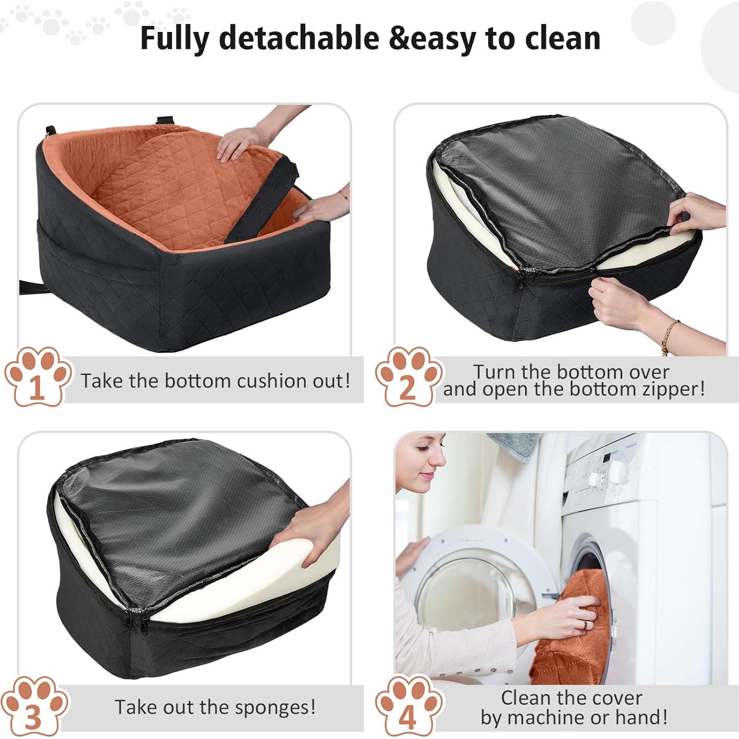 Asiento Elevador para Perros NEEZUKAR Negro 50x49 cm