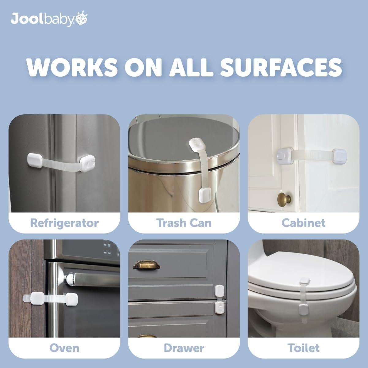 Bloqueos de Seguridad para Niños Jool Baby - Paquete de 4