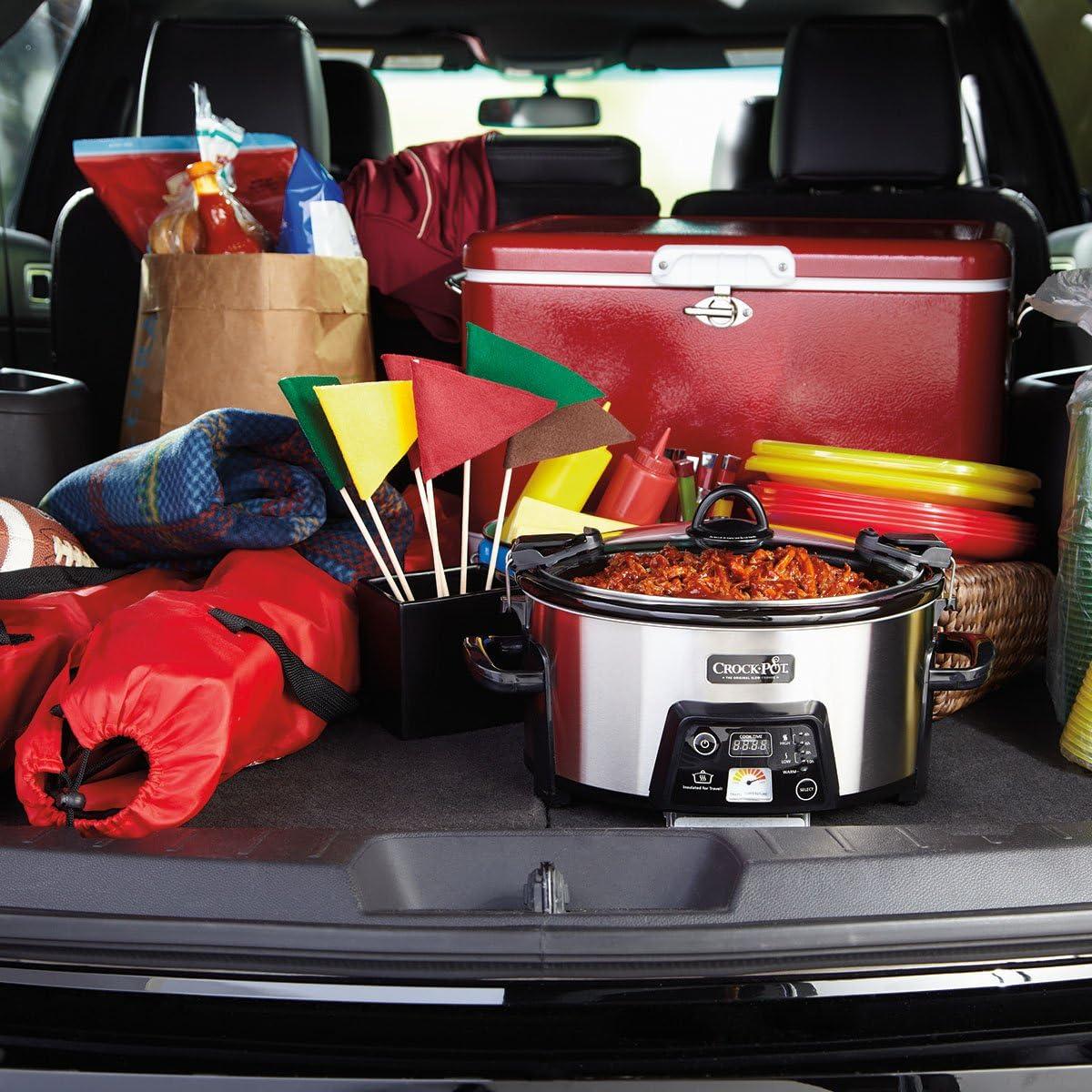 Crock-Pot Cocinero Lento 6 Cuartos Acero Inoxidable Programable