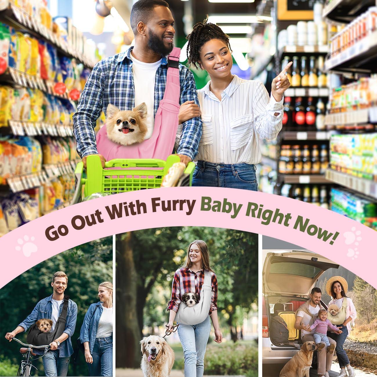 Transportín Pawaboo Rosa para Perros y Gatos hasta 5,44 kg