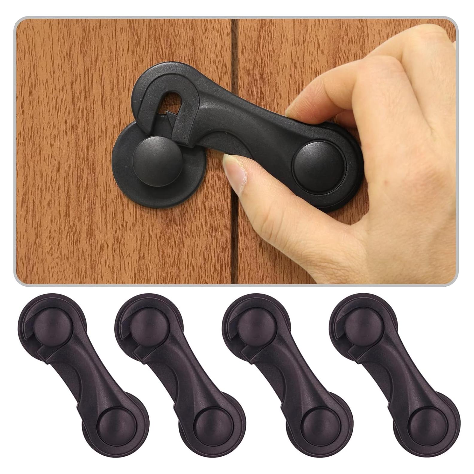 Cerraduras de Seguridad para Gabinetes KongNai 4 Piezas