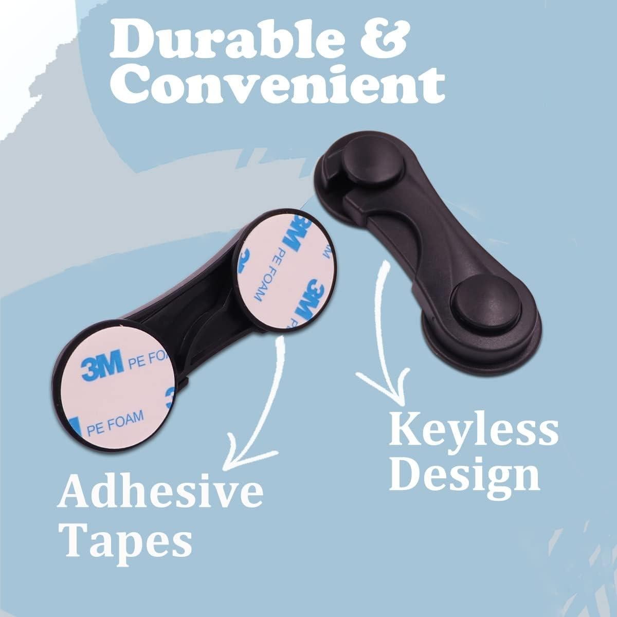 Cerraduras de Seguridad para Gabinetes KongNai 4 Piezas