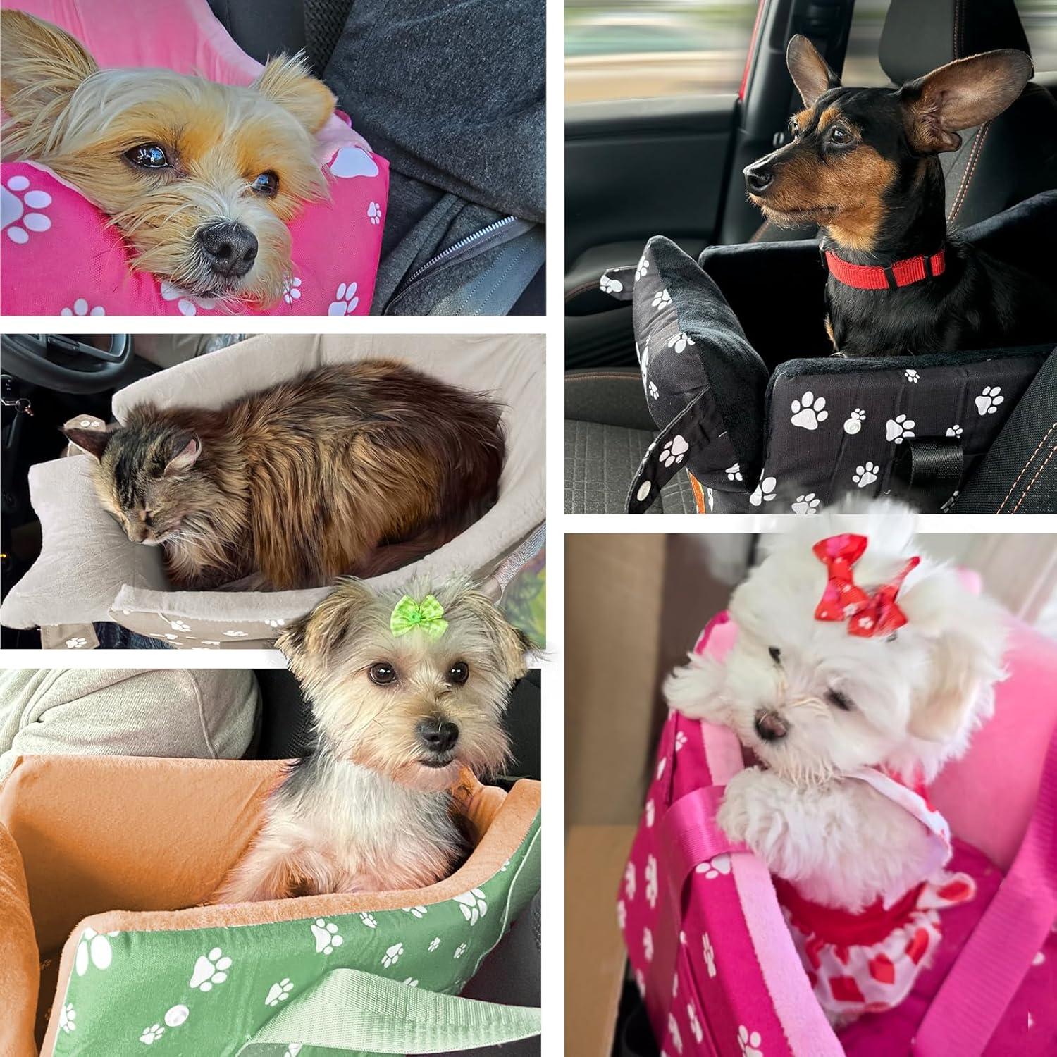 Asiento de Coche para Perros Cullaby Gris hasta 6.8 kg