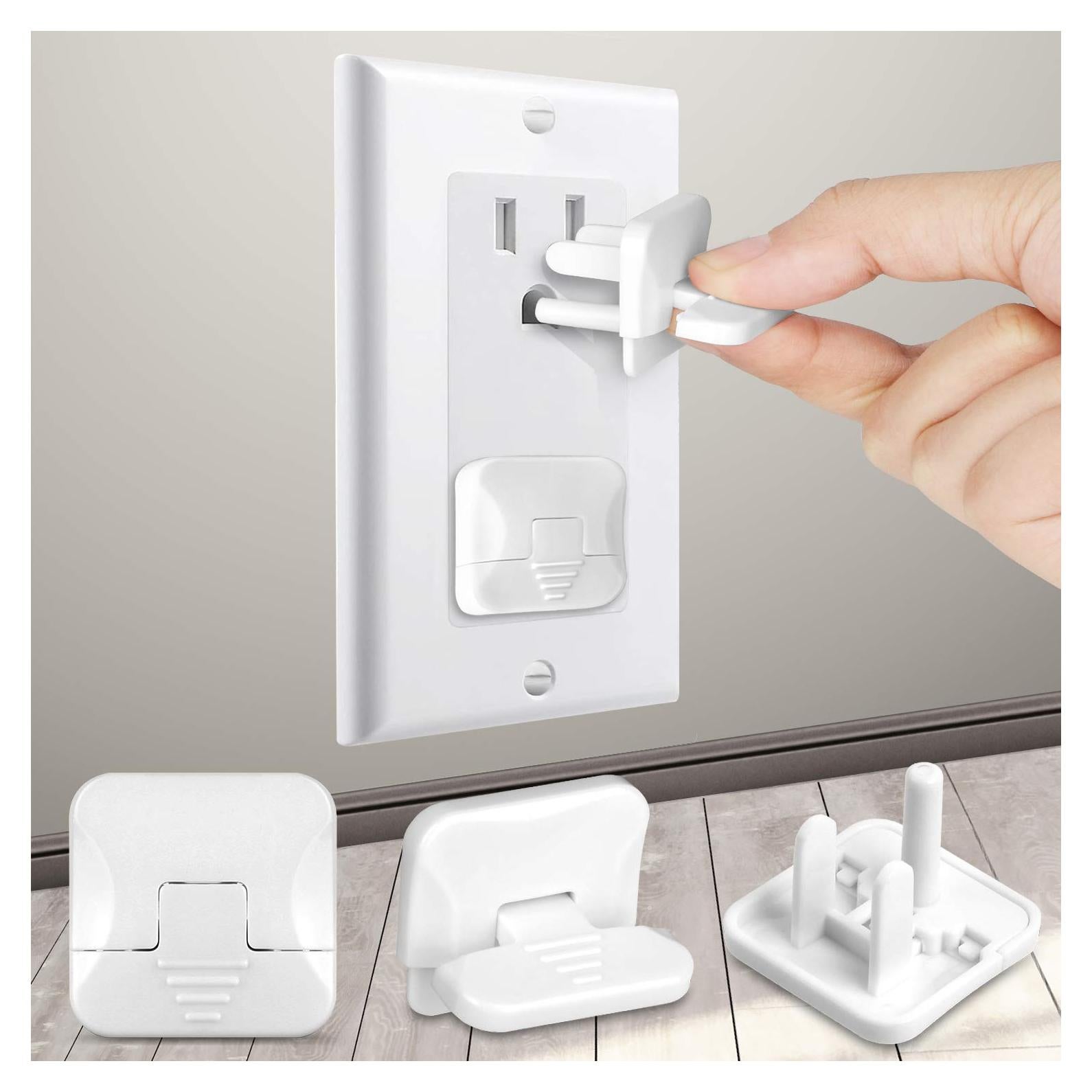 Cubiertas de Enchufes de Seguridad Infantil 55 Piezas ABS