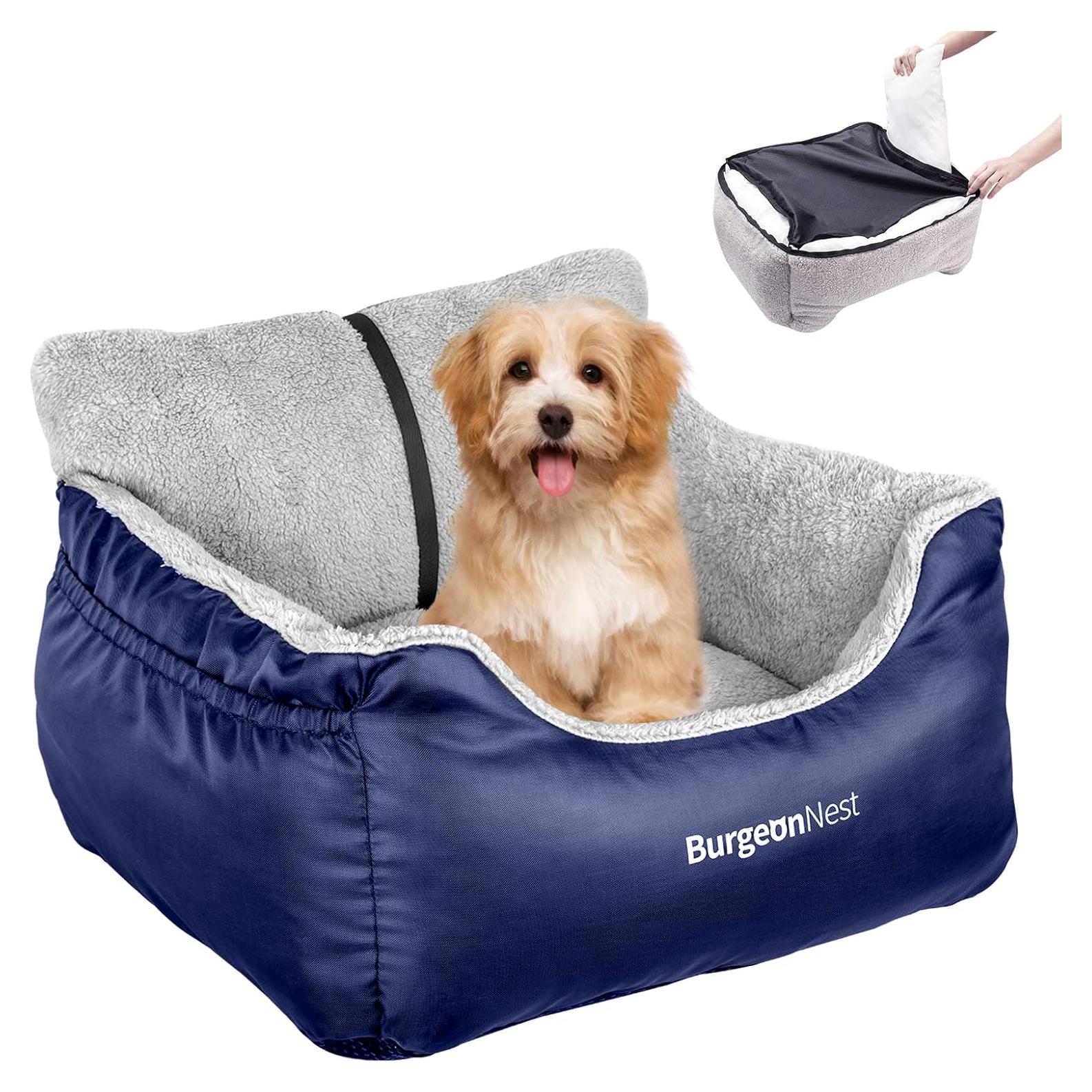 Asiento de Coche para Perros BurgeonNest Azul 50x55x25cm