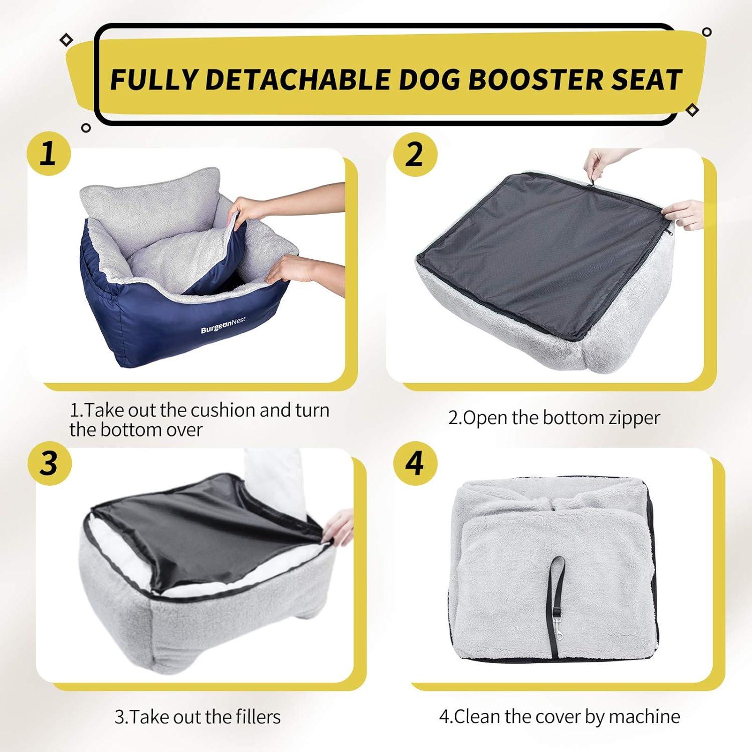 Asiento de Coche para Perros BurgeonNest Azul 50x55x25cm
