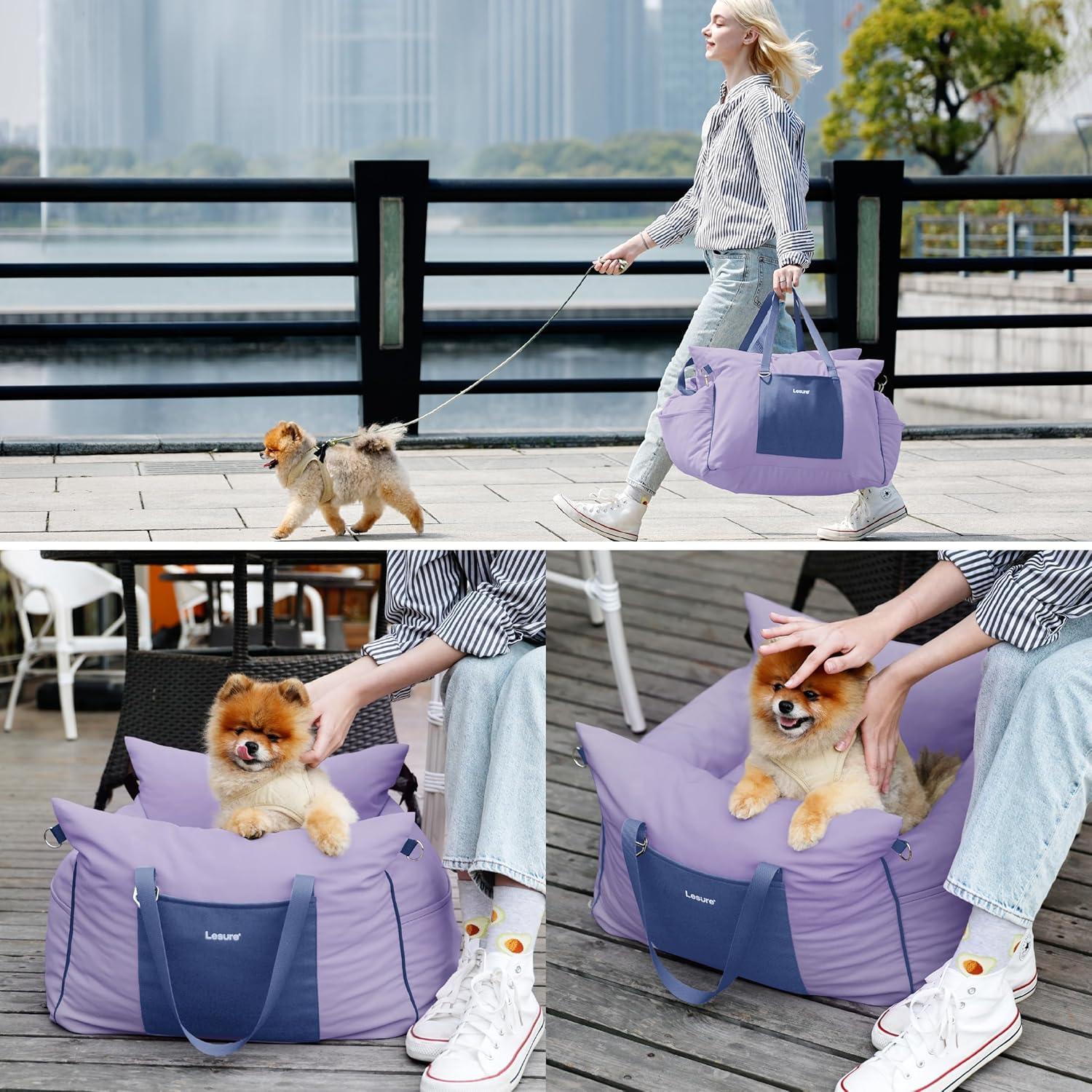 Asiento Elevador para Perros Lesure Niebla Lavanda 11kg