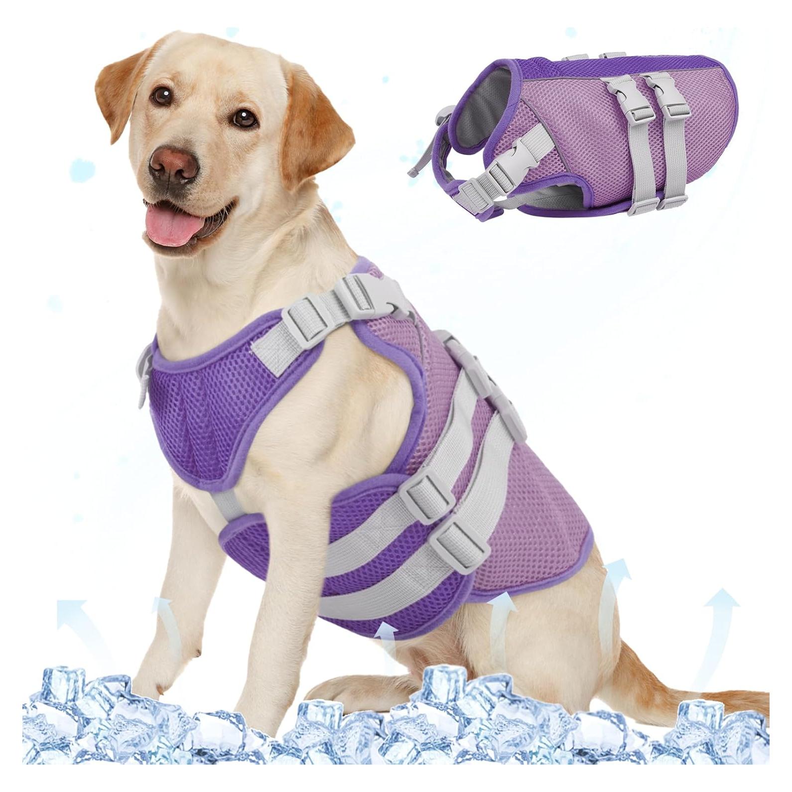 Chaleco Refrigerante Kuoser para Perros Morado XL