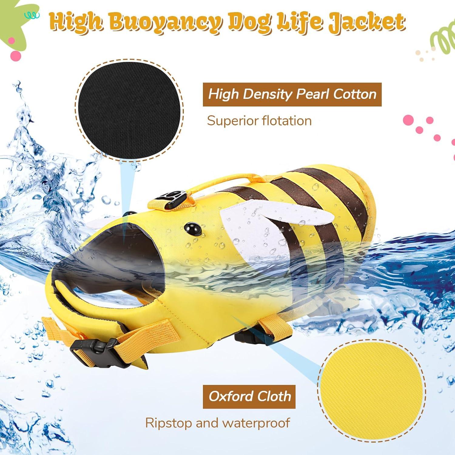 Chaleco Salvavidas para Perros Relaxweex Grande Alta Flotación