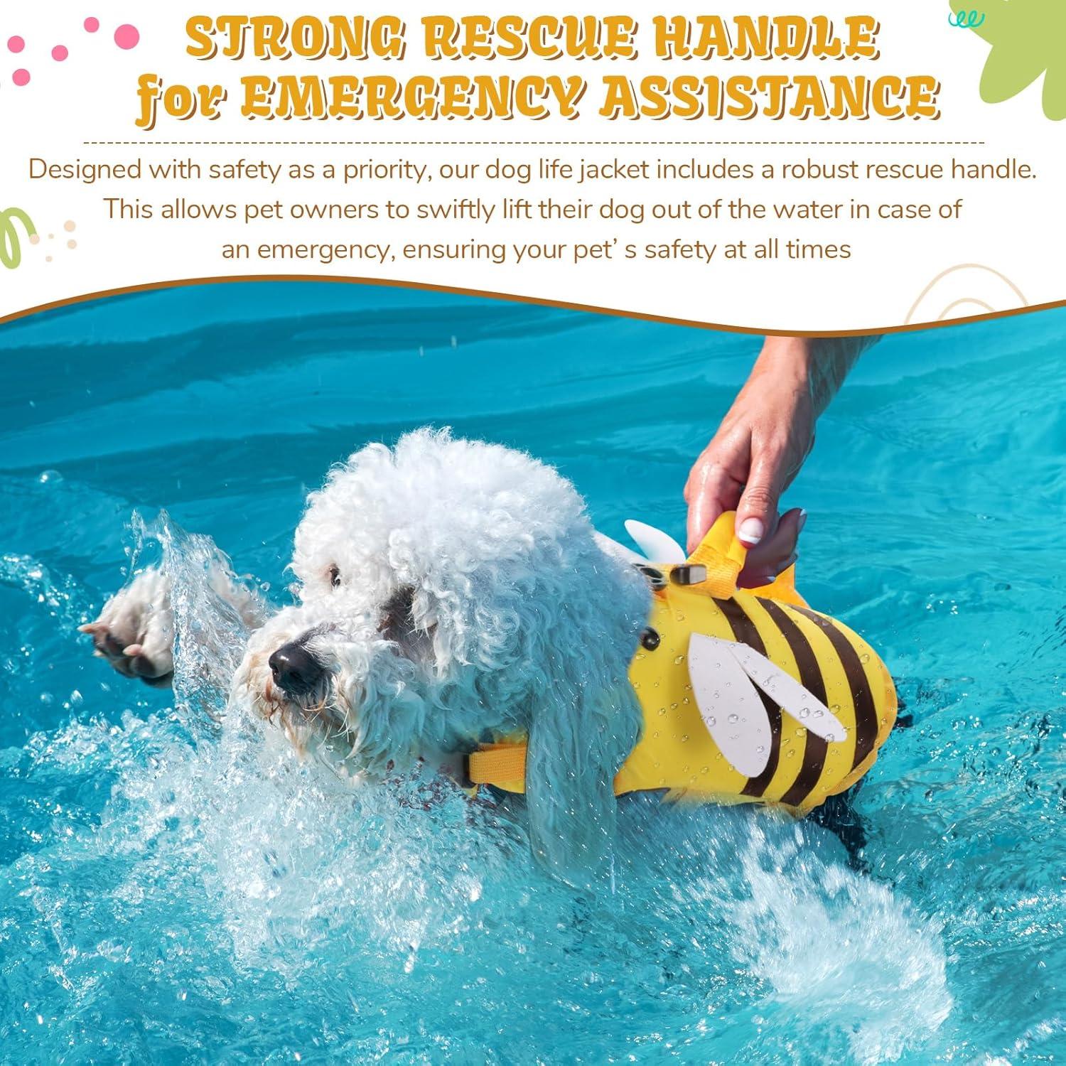 Chaleco Salvavidas para Perros Relaxweex Grande Alta Flotación