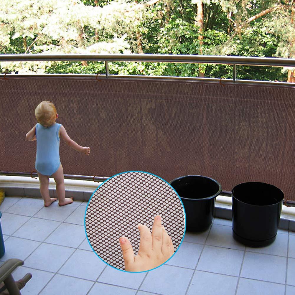 Red de Seguridad Infantil Adsoner 3m x 0.76m Malla Resistente