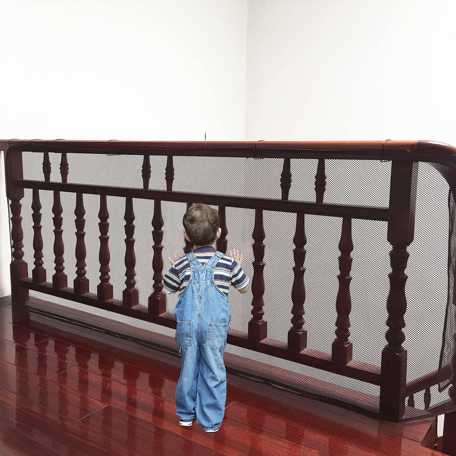 Red de Seguridad Infantil Adsoner 3m x 0.76m Malla Resistente