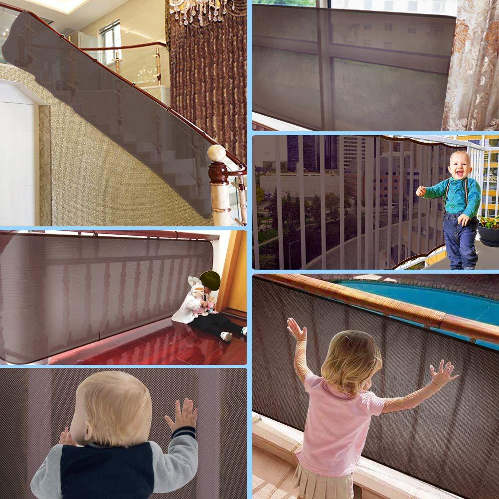 Red de Seguridad Infantil Adsoner 3m x 0.76m Malla Resistente