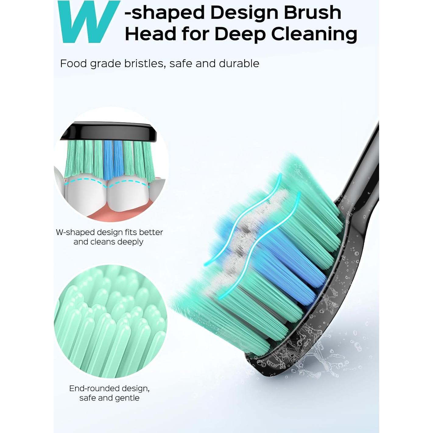 Cepillo de Dientes Eléctrico COSLUS C40 - 47000 VPM, 5 Modos