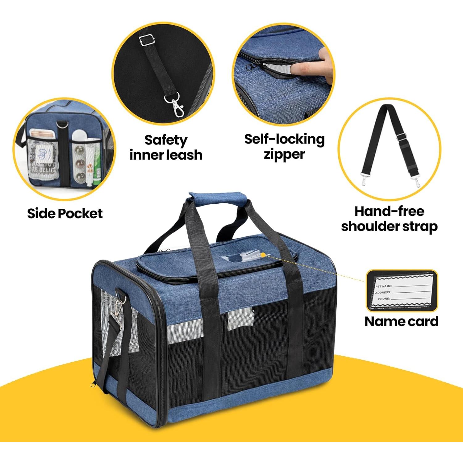 Transportín para Gatos Conlun Aprobado Aerolíneas Azul