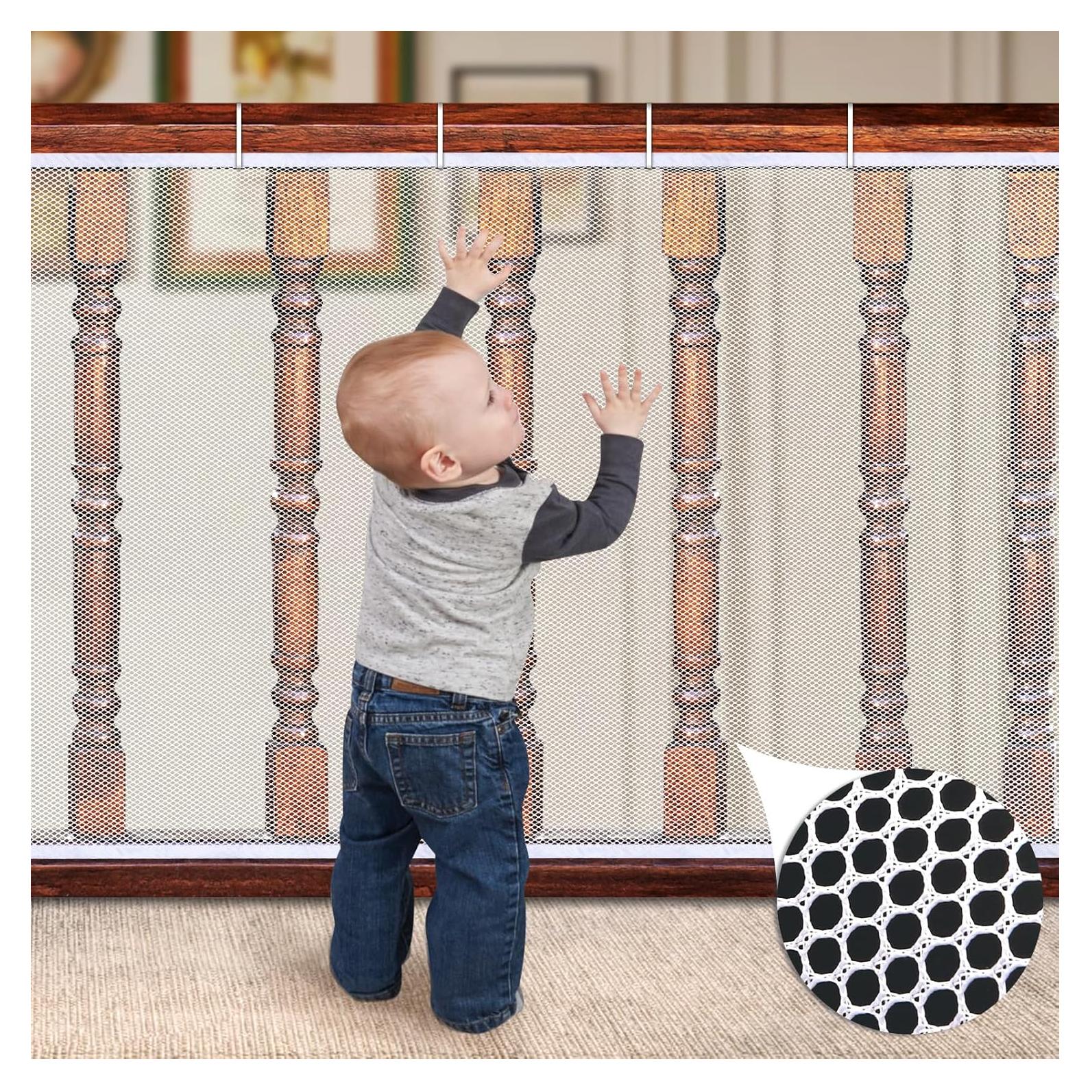 Red de Seguridad para Barandillas Dovesail 457x91 cm Blanca