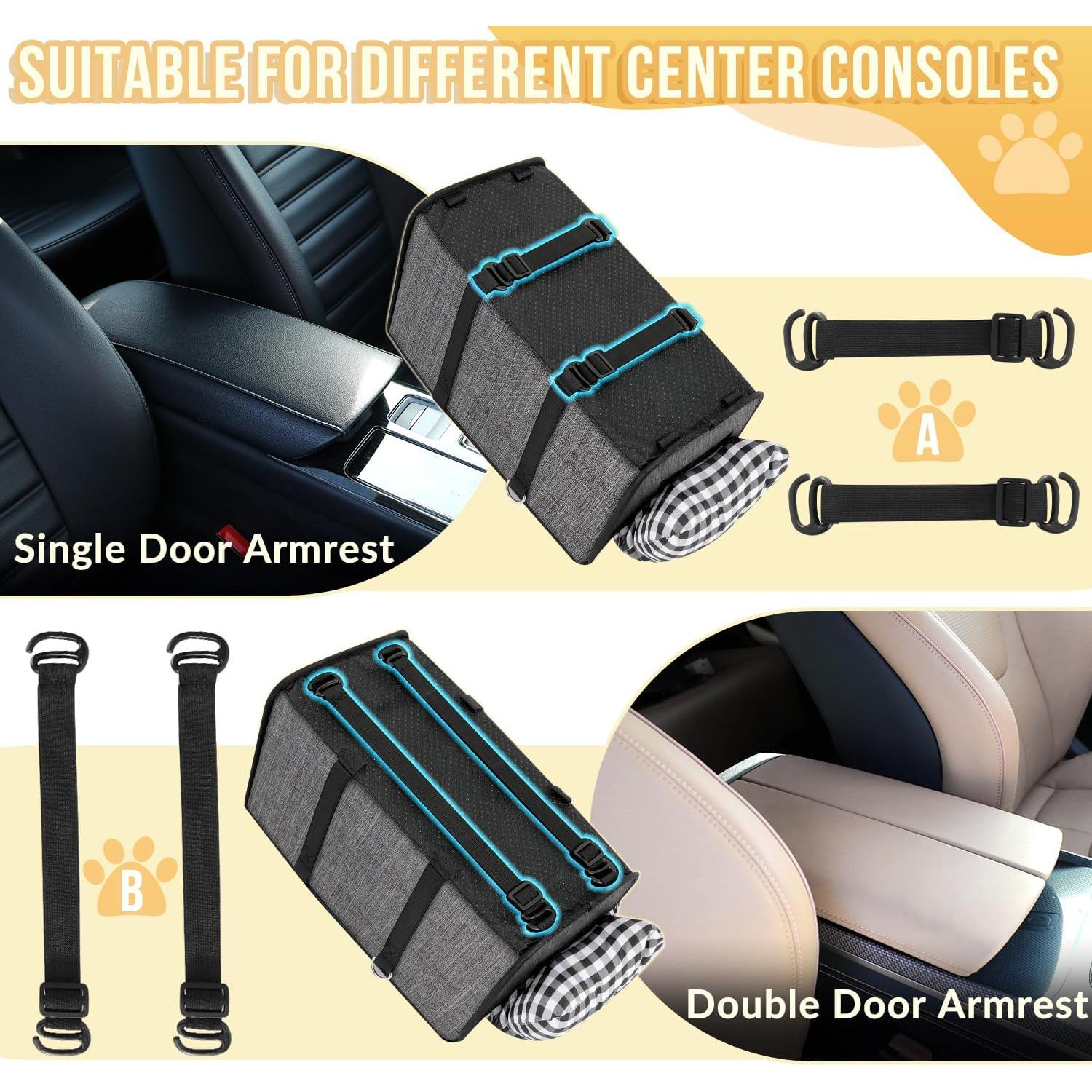 Asiento de Coche para Perros SlowTon Elevador 42x22 cm