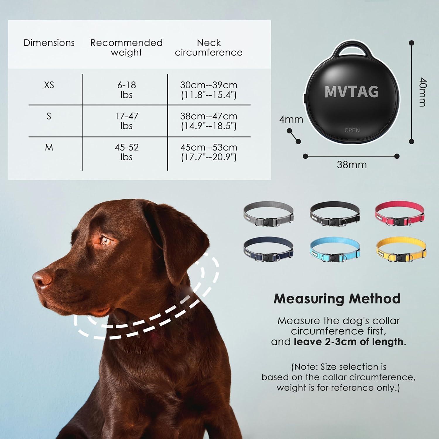 Collar GPS para Perros Aoikoy, Impermeable y Reflectante