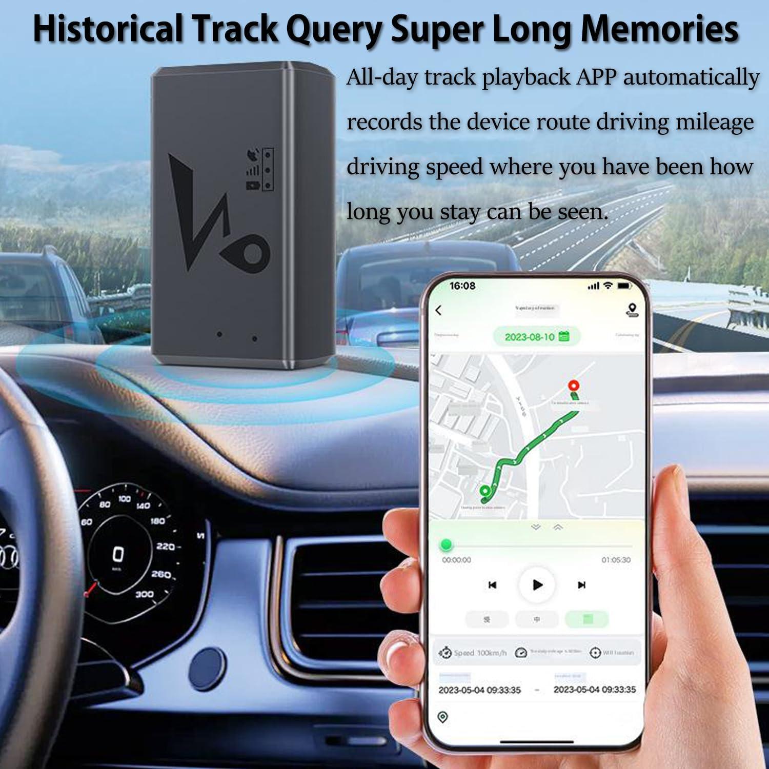 Rastreador GPS Quvjd 4G Magnético Vehículos Niños Perros