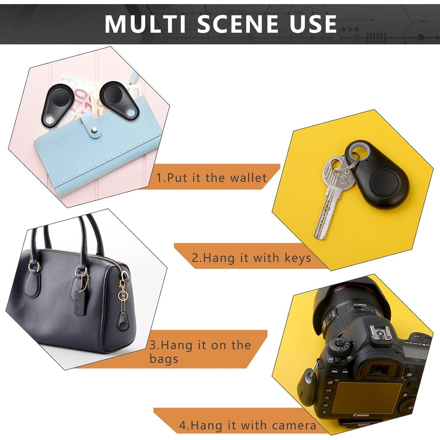 Rastreador GPS Inalámbrico Flutesan 8 Piezas Anti Pérdida